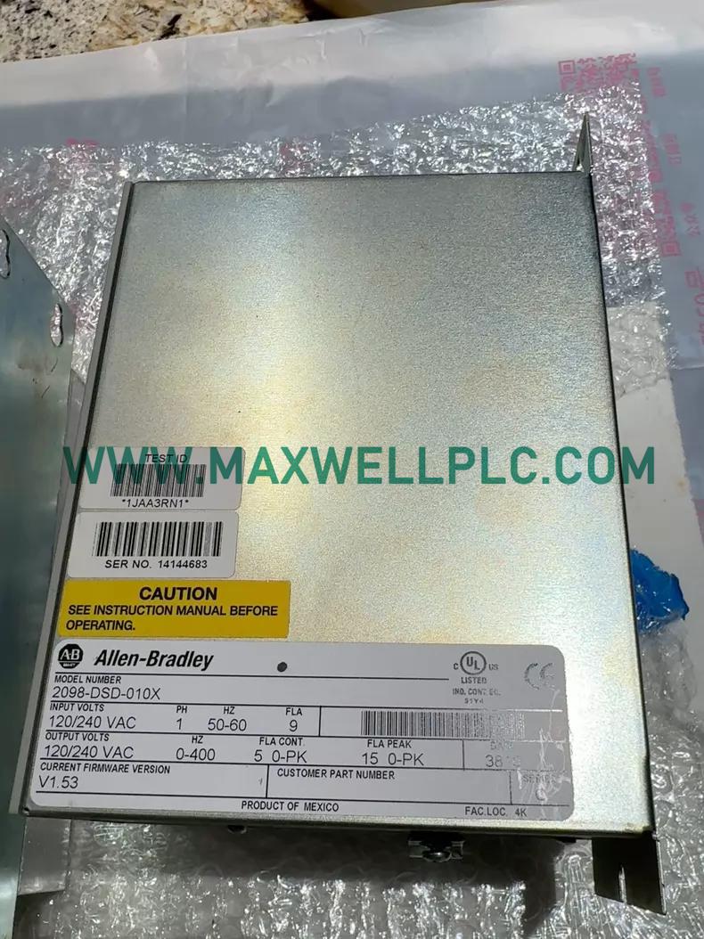 Allen-Bradley 2098-DSD-010X Ultra 3000 Servo Drive 5A/15A with Indexing