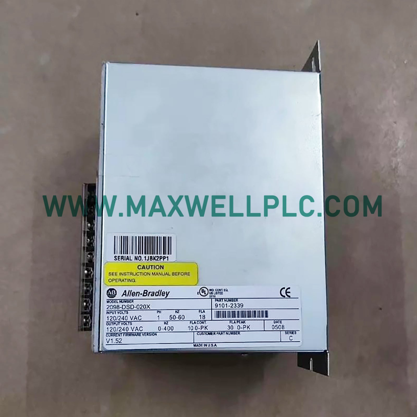 2098-DSD-020X Servoaccionamiento Ultra 3000 de Allen-Bradley