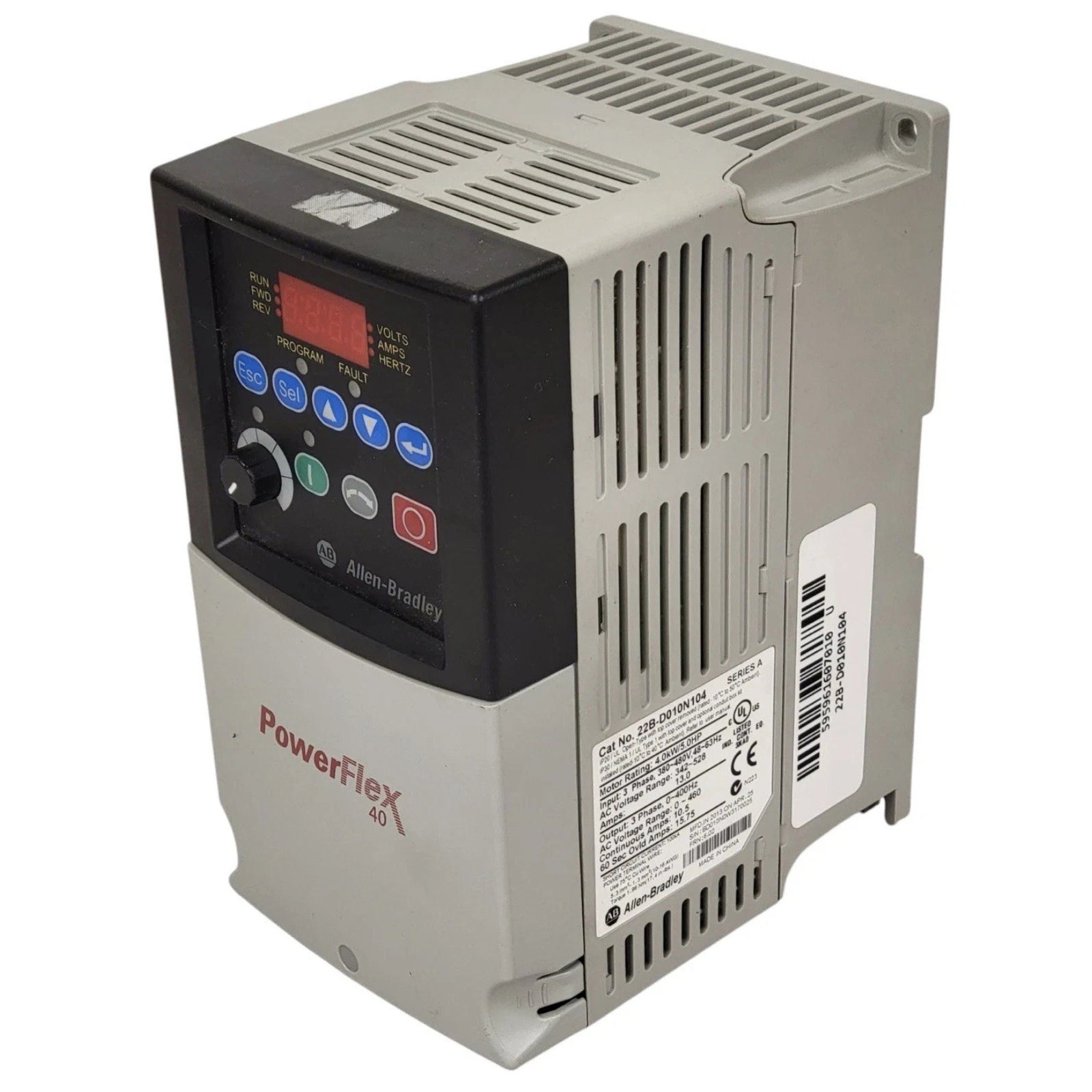 22B-D010N104 محرك تيار متردد PowerFlex 40 من ألن برادلي