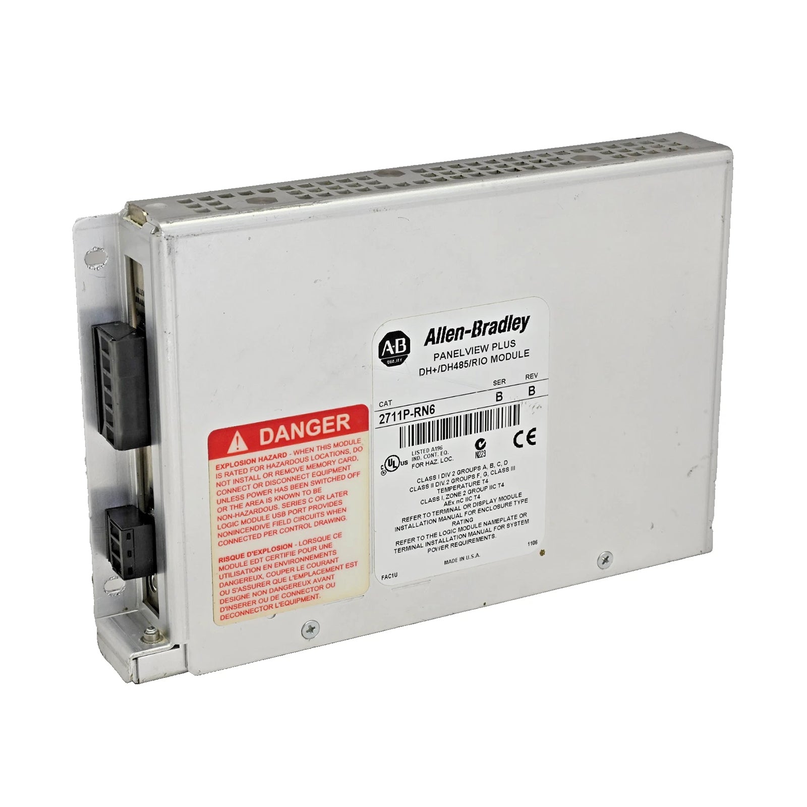 وحدة اتصالات 2711P-RN6 من Allen-Bradley PanelView Plus