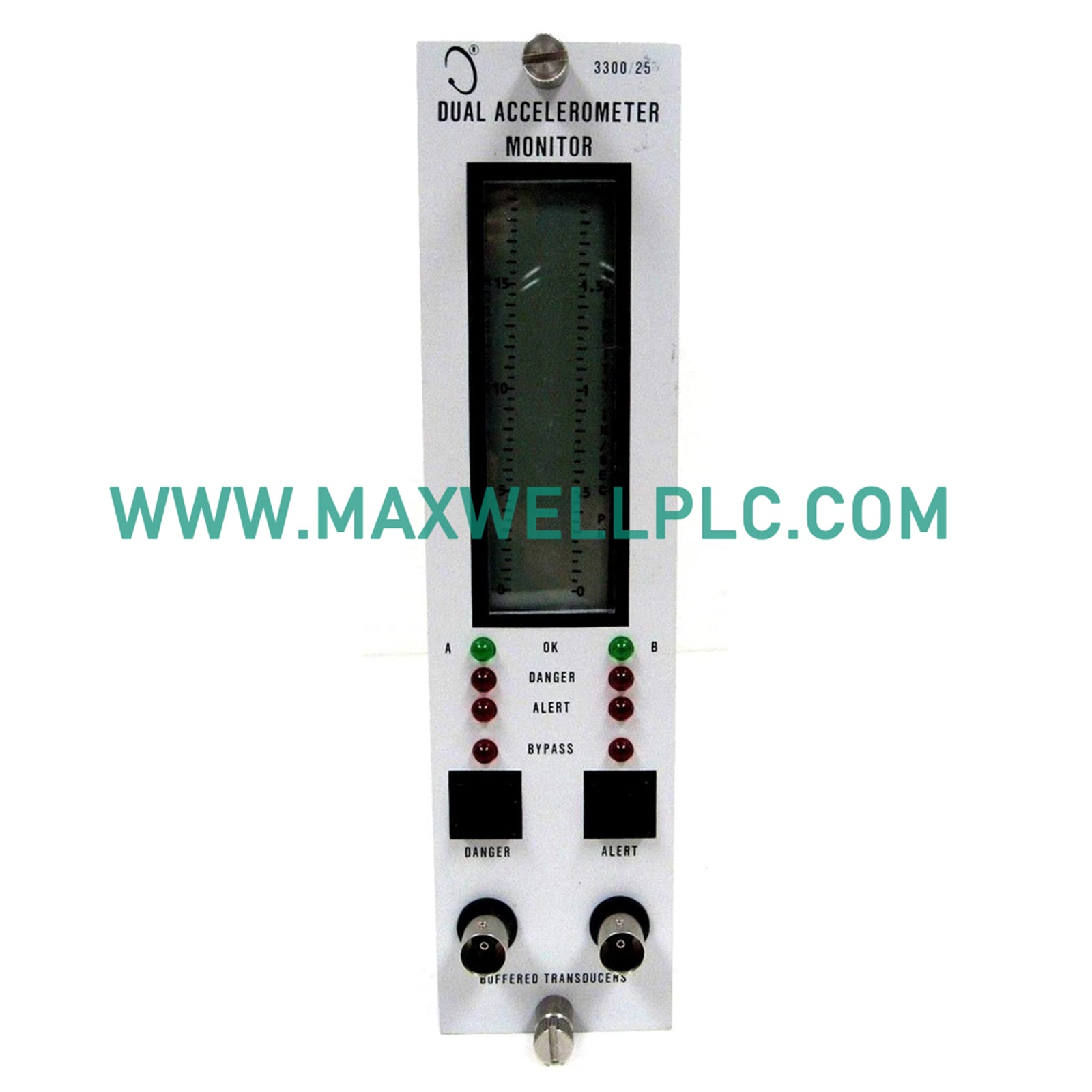 3300/25-XX-15-15-00-00-03-02 Bently Nevada 3300 Series Dual Accelerometer Monitor (جهاز مراقبة مزدوج لمقياس التسارع من سلسلة Bently Nevada 3300)