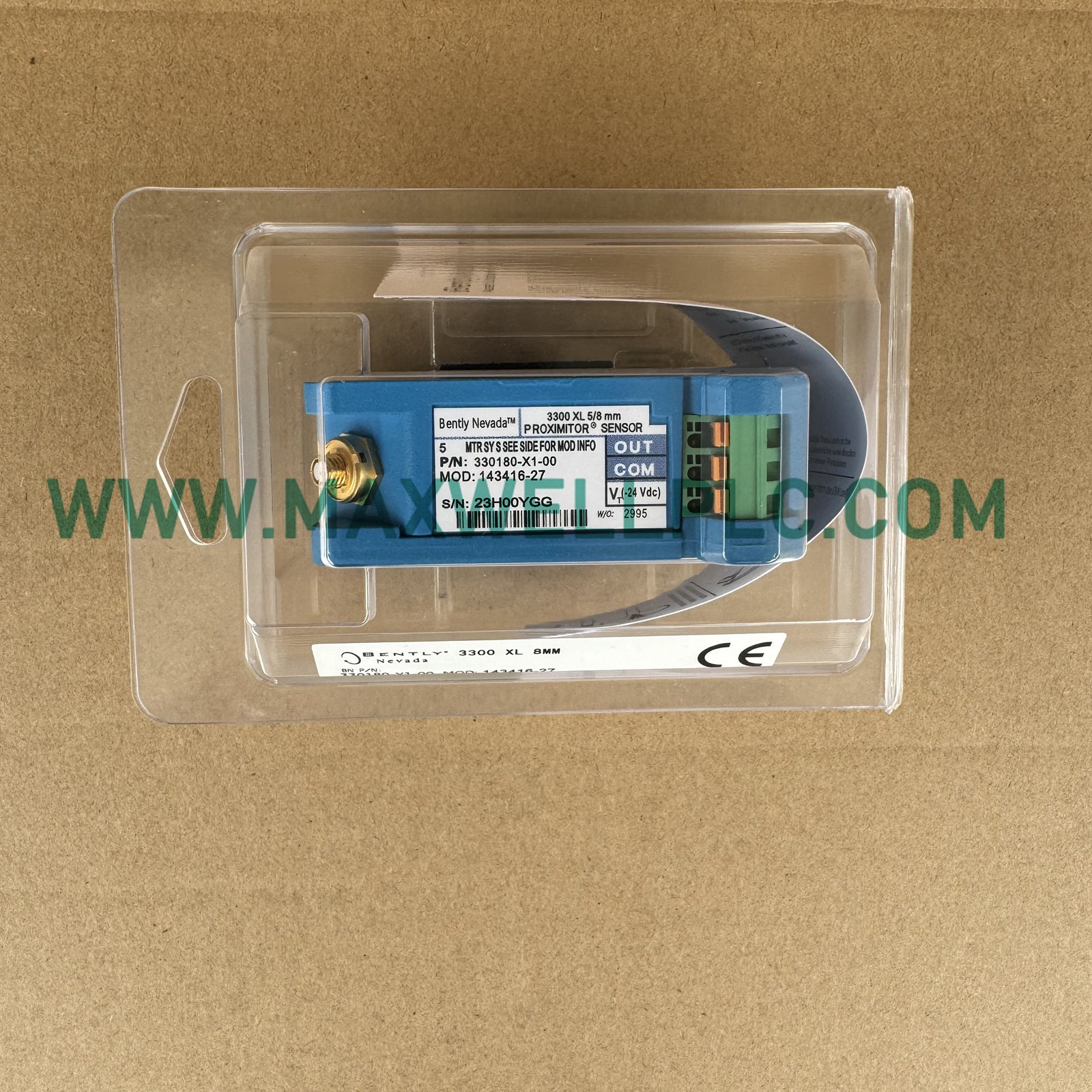 330180-X1-00 MOD 145004-63 Bently Nevada Proximitor Sensor 3300 XL Series