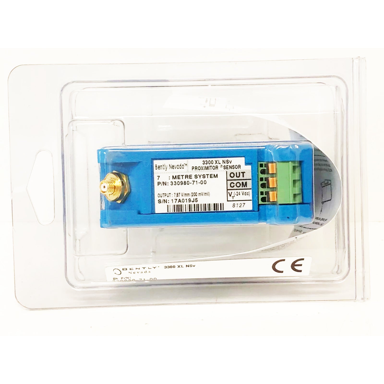 330980-71-00 Bently Nevada Proximitor Sensor 3300 XL NSv Series