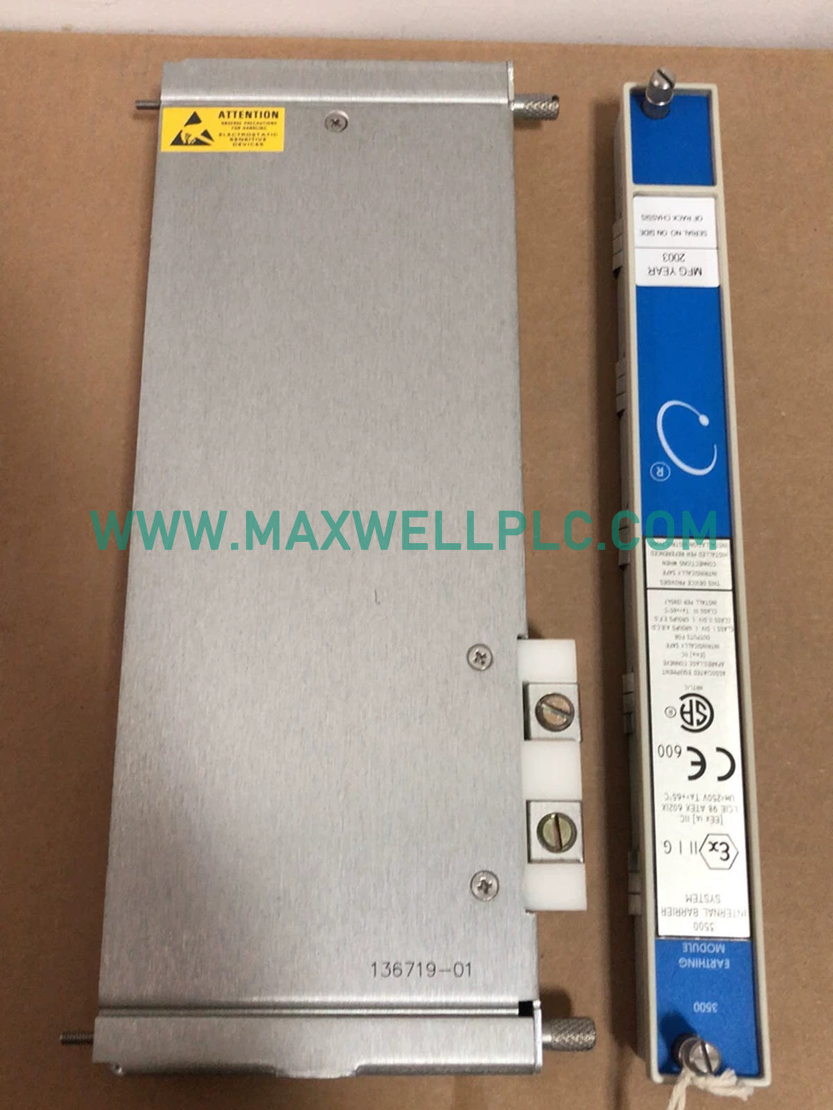 3500/04 136719-01 128275-01 Bently Nevada 3500 System Earthing Module