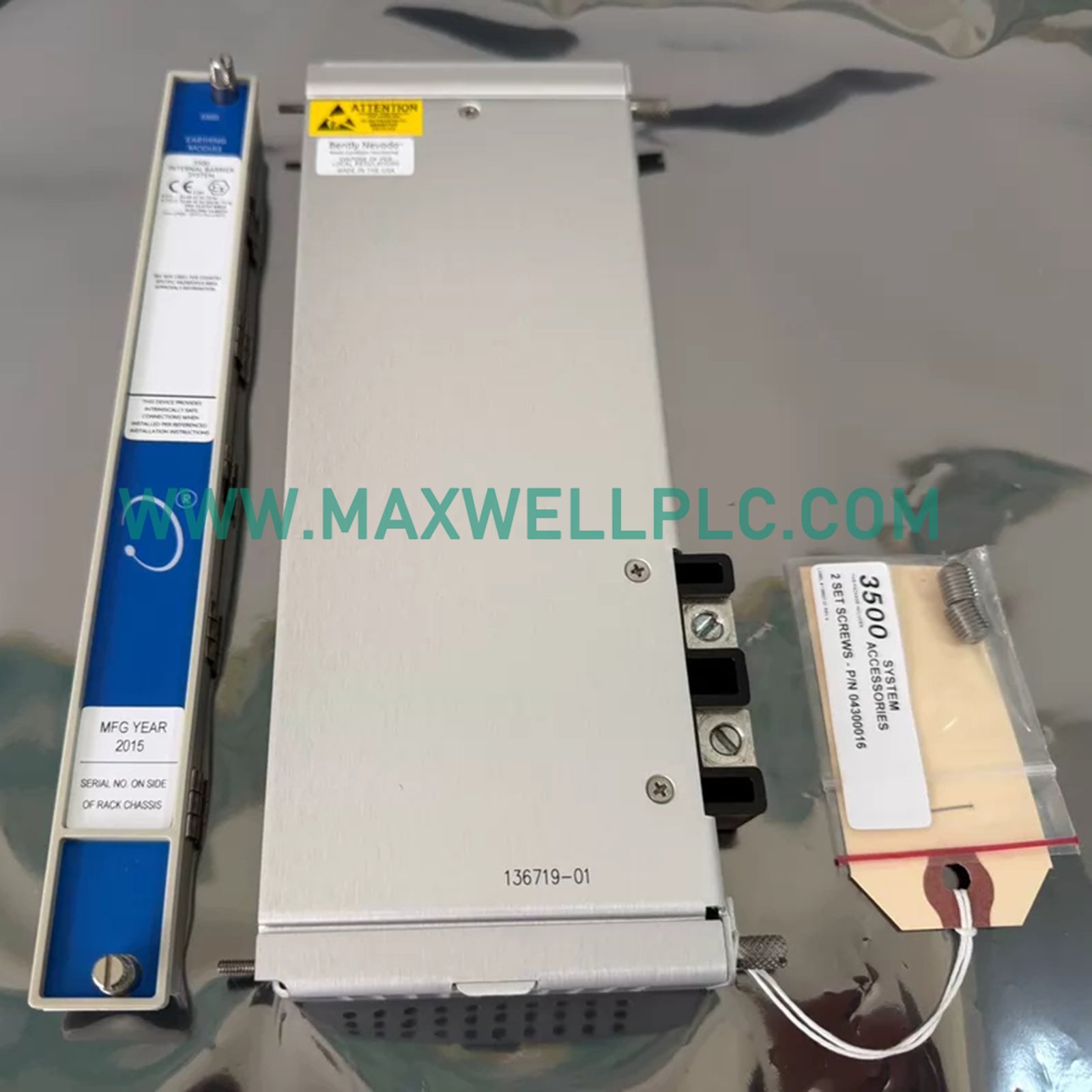 3500/04 136719-01 128275-01 Bently Nevada 3500 System Earthing Module