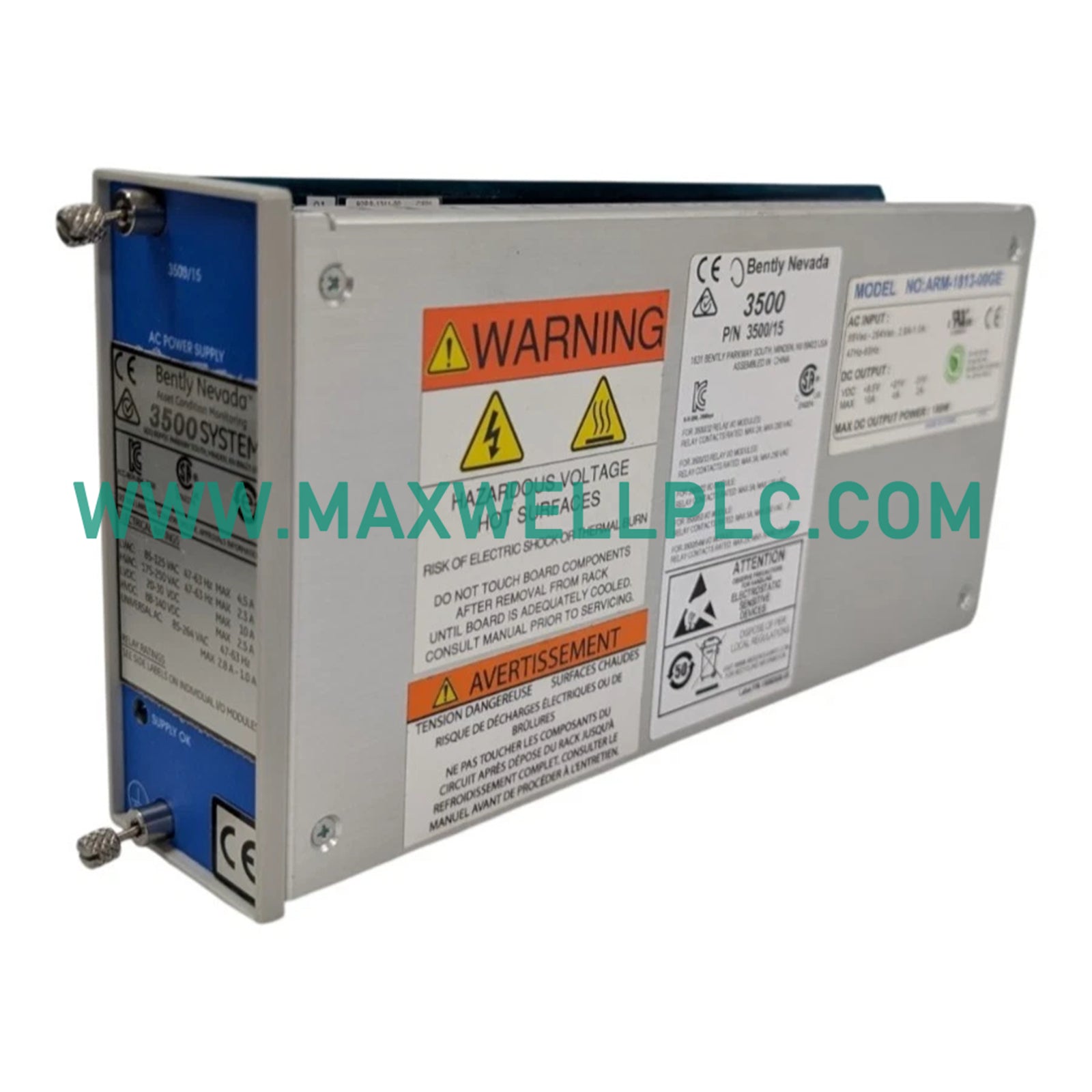 3500/15-01-01-R0 Bently Nevada Power Supply Module 3500 System