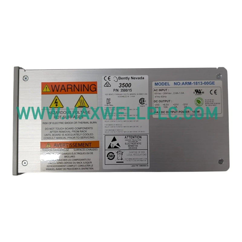 3500/15-05-00 106M1079-01+106M1081-01 Bently Nevada Power Supply Module 3500 System