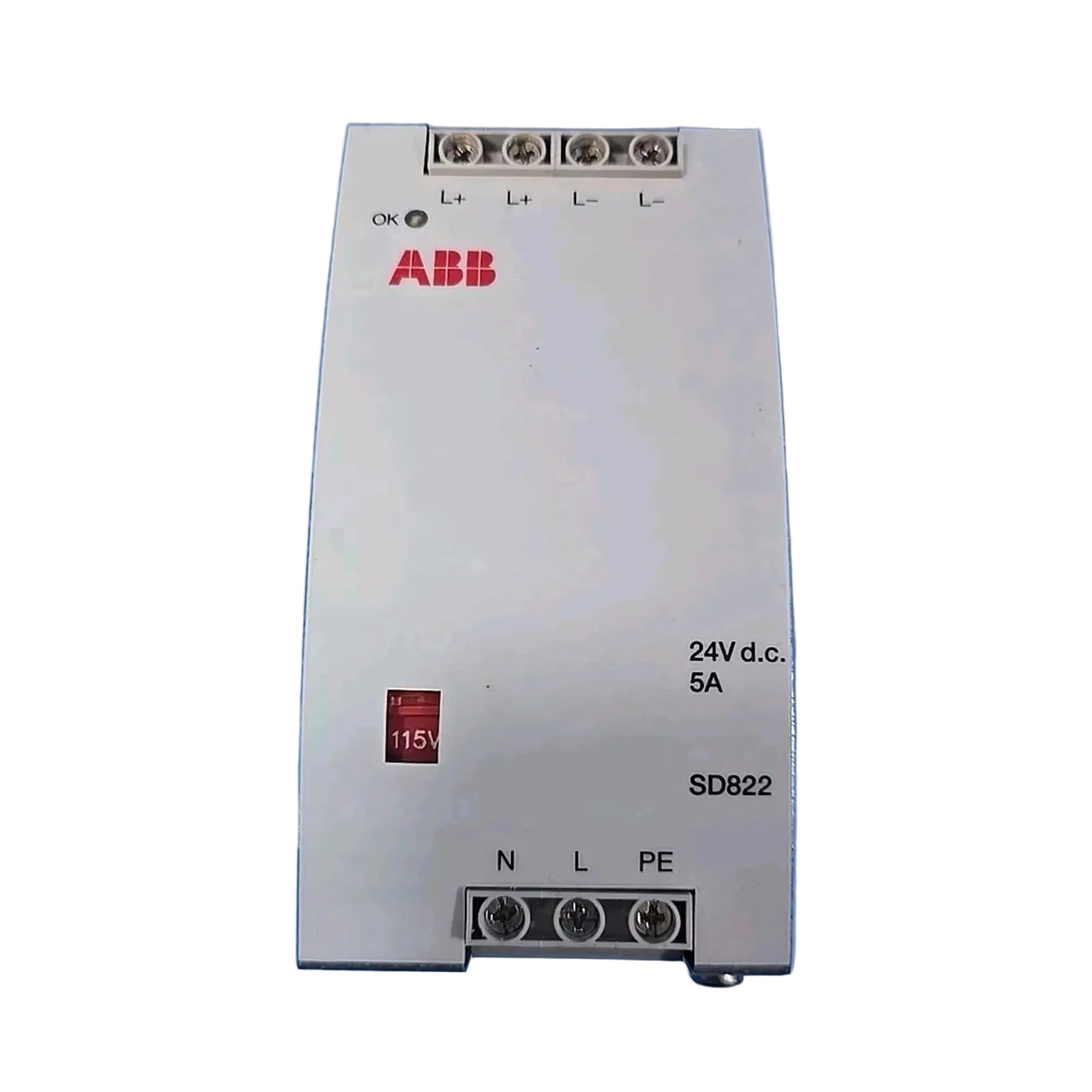 ABB SD822 3BSC610038R1 S800 IO Rail Mounted Power Supply Module