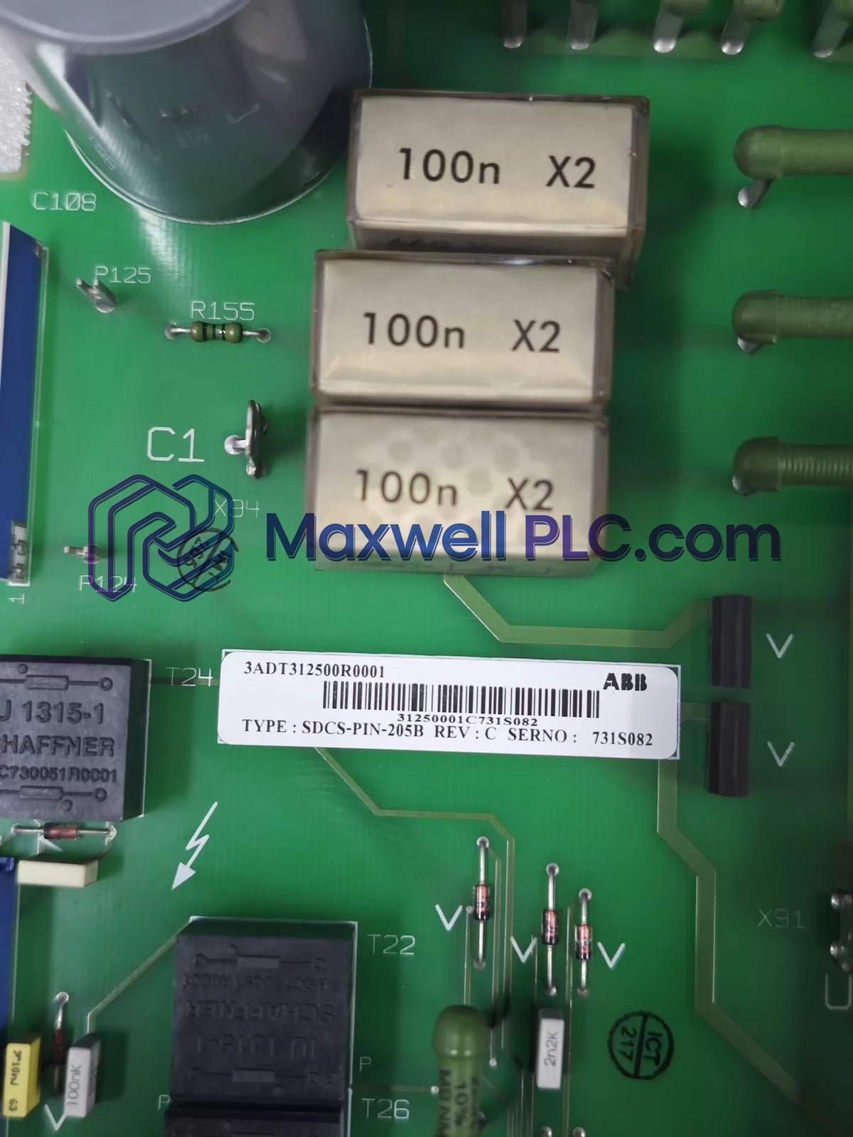 Tarjeta de interfaz de alimentación ABB 3ADT312500R0001 SDCS-PIN-205B DCS800
