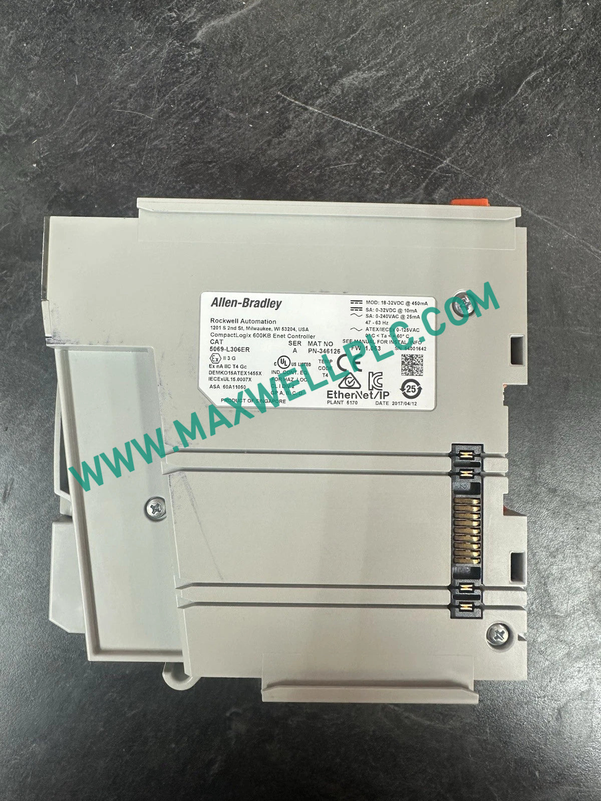 5069-L306ER وحدة تحكم أتمتة قابلة للبرمجة من ألن برادلي CompactLogix 5380