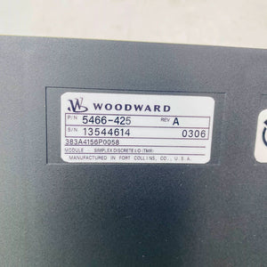 وحدة إدخال/إخراج تناظرية عالية الكثافة Woodward 5466-425 مراجعة F | سلسلة MicroNet
