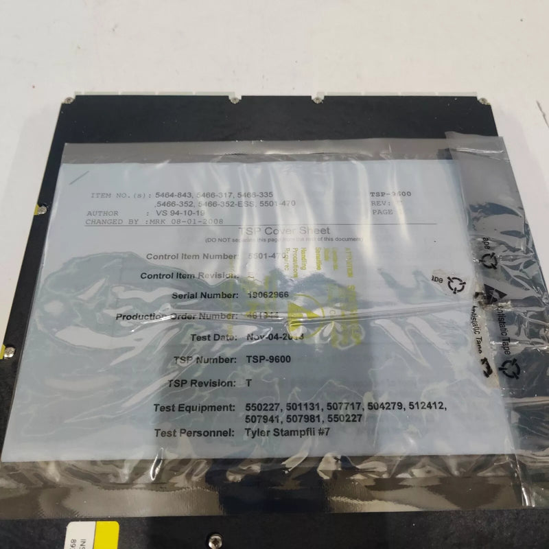 Woodward 5501-470 MicroNet CPU Non-Volatile Memory Module