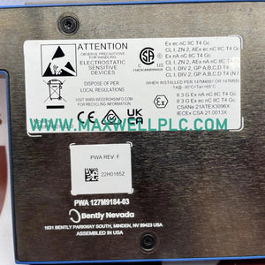 60R/PPM01-02-0 Módulo de procesador de protección de la serie Orbit 60 de Bently Nevada