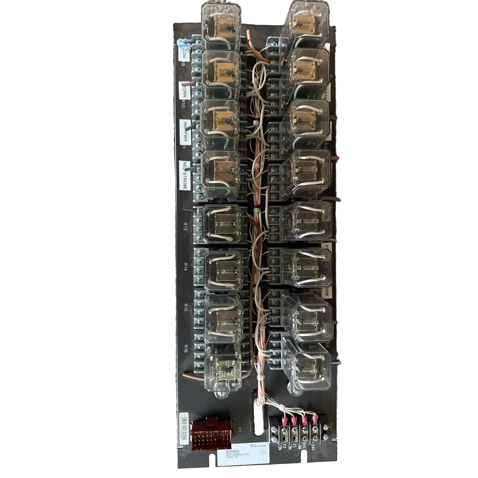 ABB 6639890A2 Standard Relay Panel Infi 90