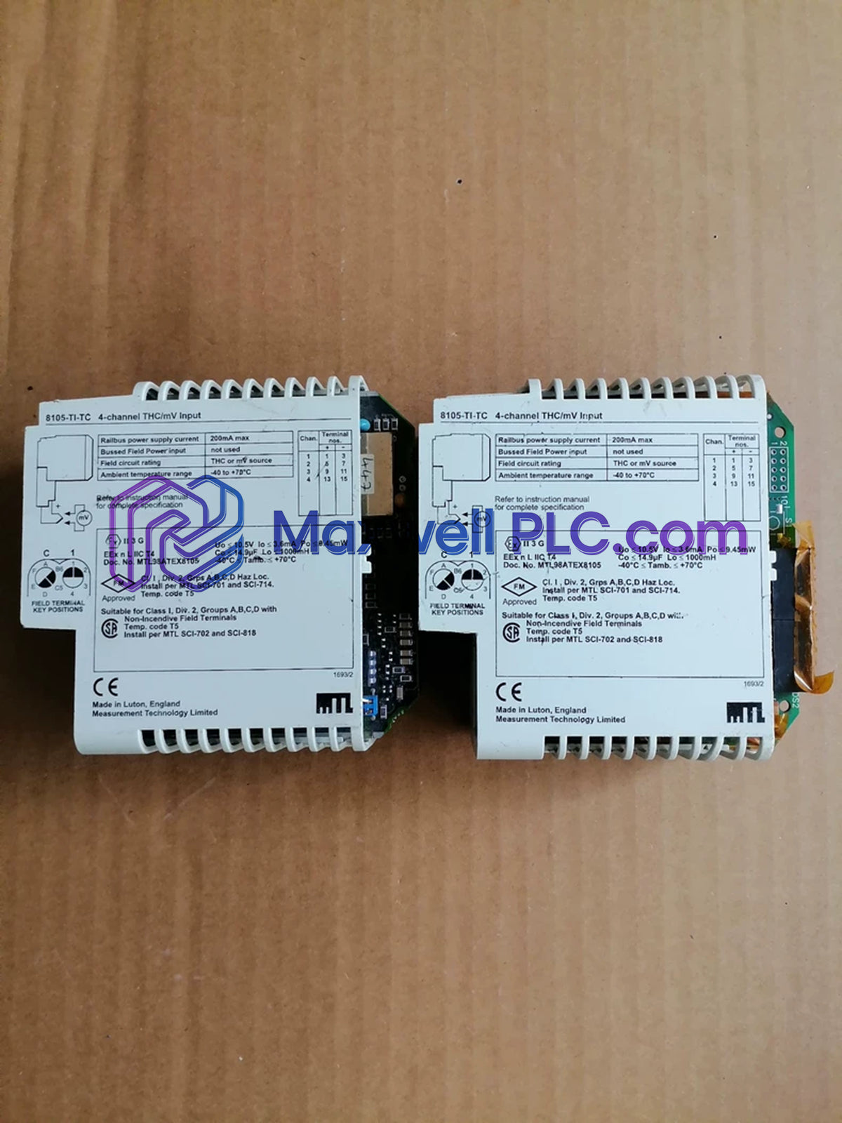 Emerson 8105-TI-TC Temperature Input Module DeltaV