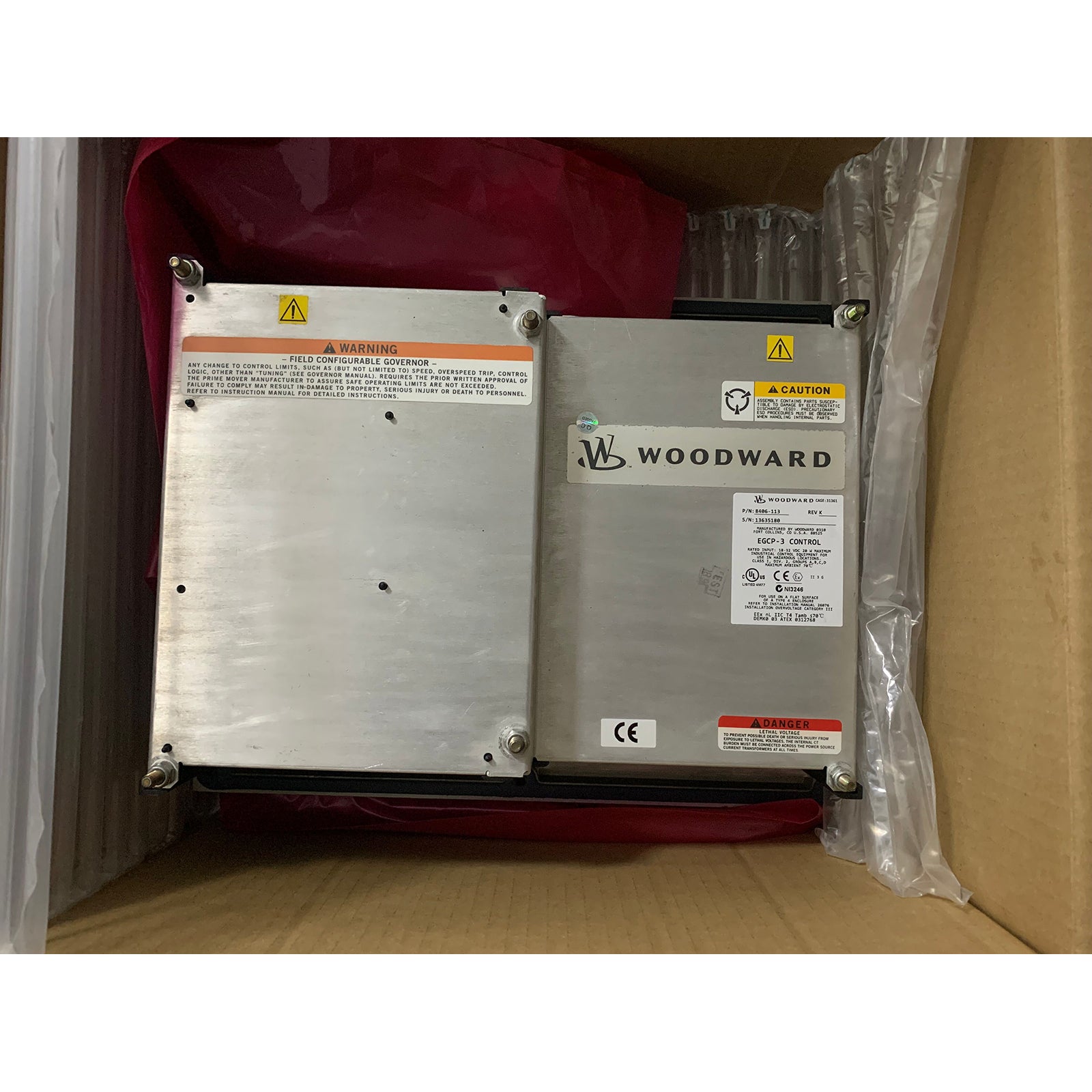 Woodward 8406-113 EGCP-3 Load Sharing Control Module | LS Engine Generator Package