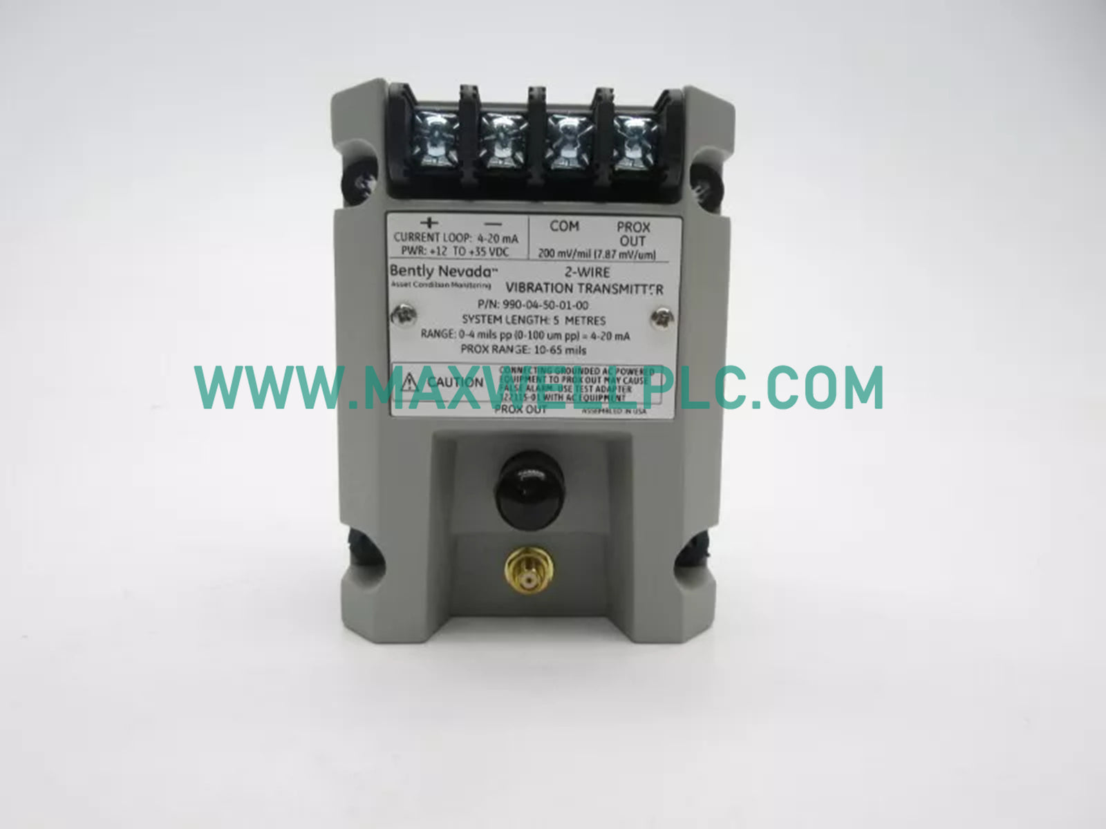 990-04-XX-01-05 MOD:165335-01 جهاز إرسال الاهتزاز من سلسلة Bently Nevada 990