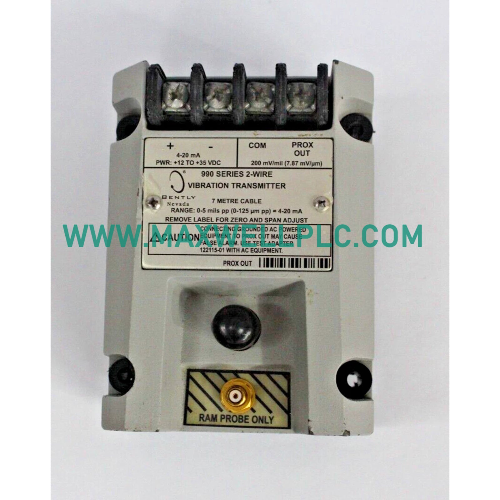Transmisor de vibración serie 990 de Bently Nevada 990-05-70-01-CN