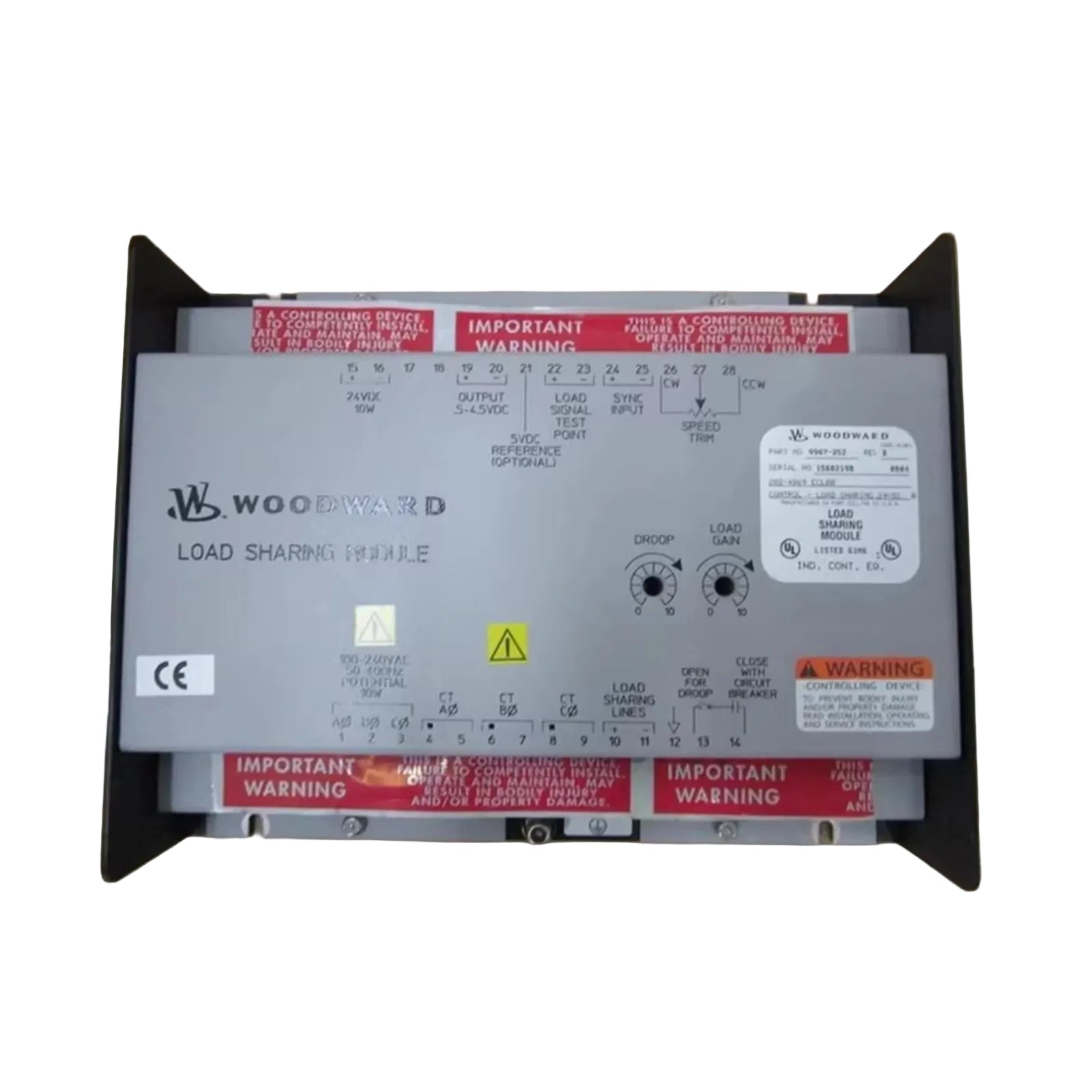 Woodward 9907-252 Load Sharing Module | 24VDC Industrial Control Unit