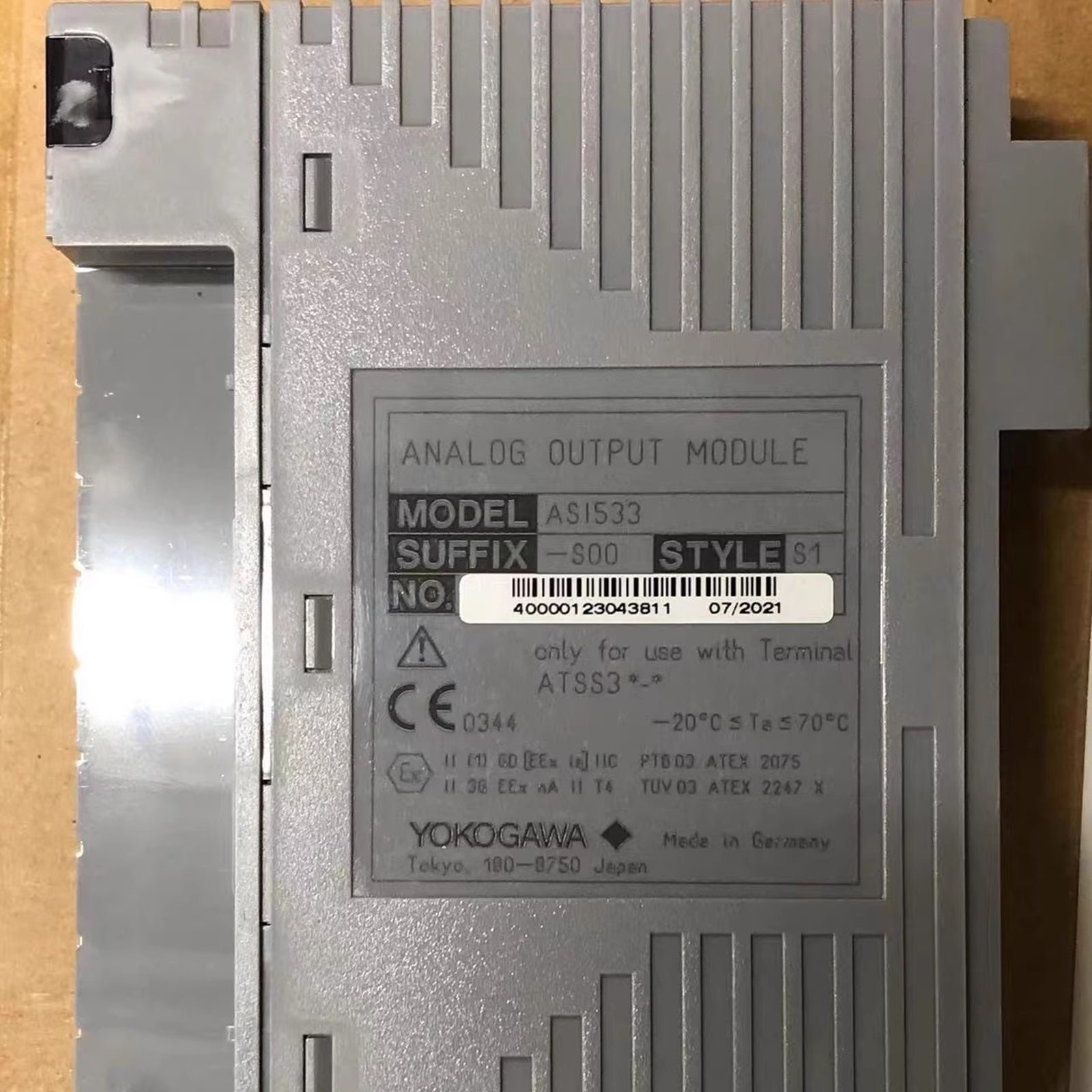 Yokogawa ASI533-S00 Analog Output Module (8-Channel, 4-20mA) CENTUM VP/CS 3000