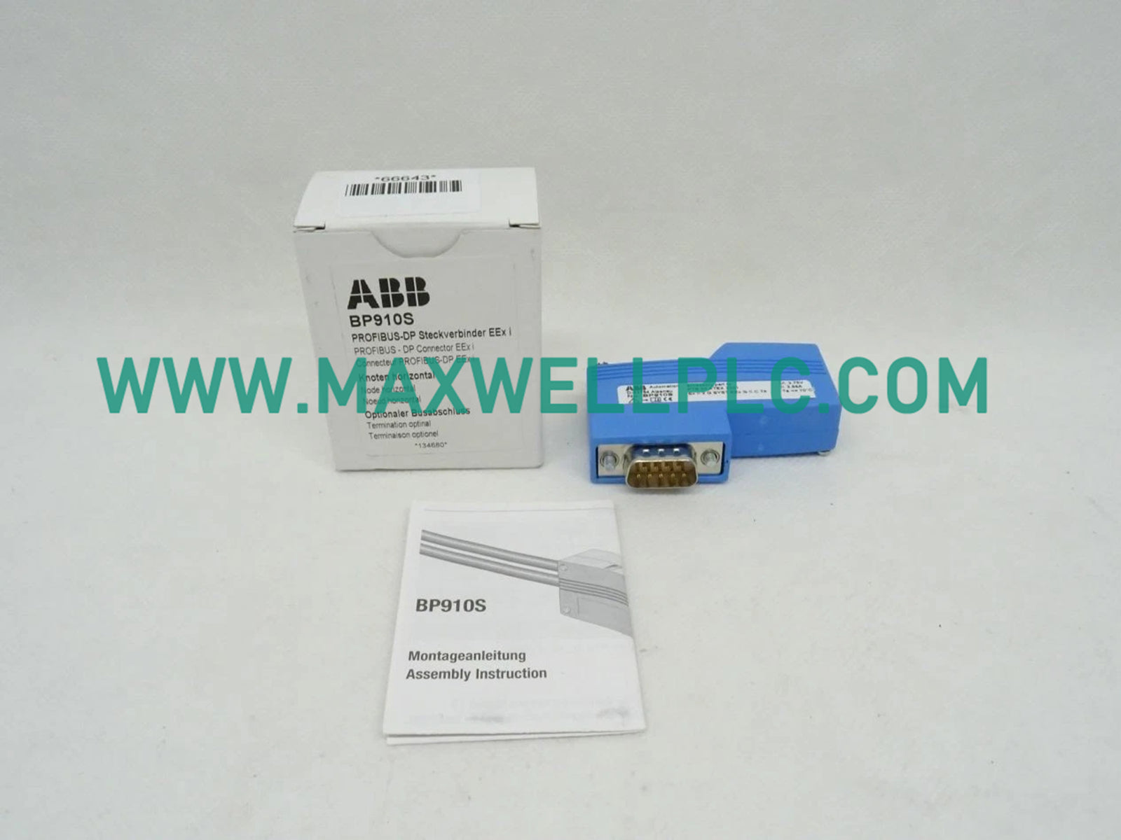 BP910S 3KDE175831L9100 ABB PROFIBUS-DP Connector Advant S900