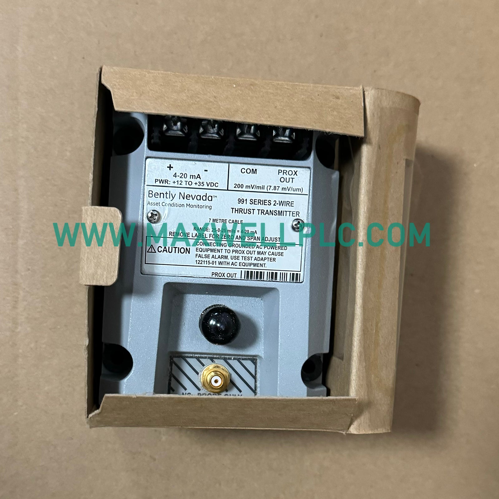 991-01-XX-01-00 MOD 288865-01 Transmisor de empuje Bently Nevada serie 990/991