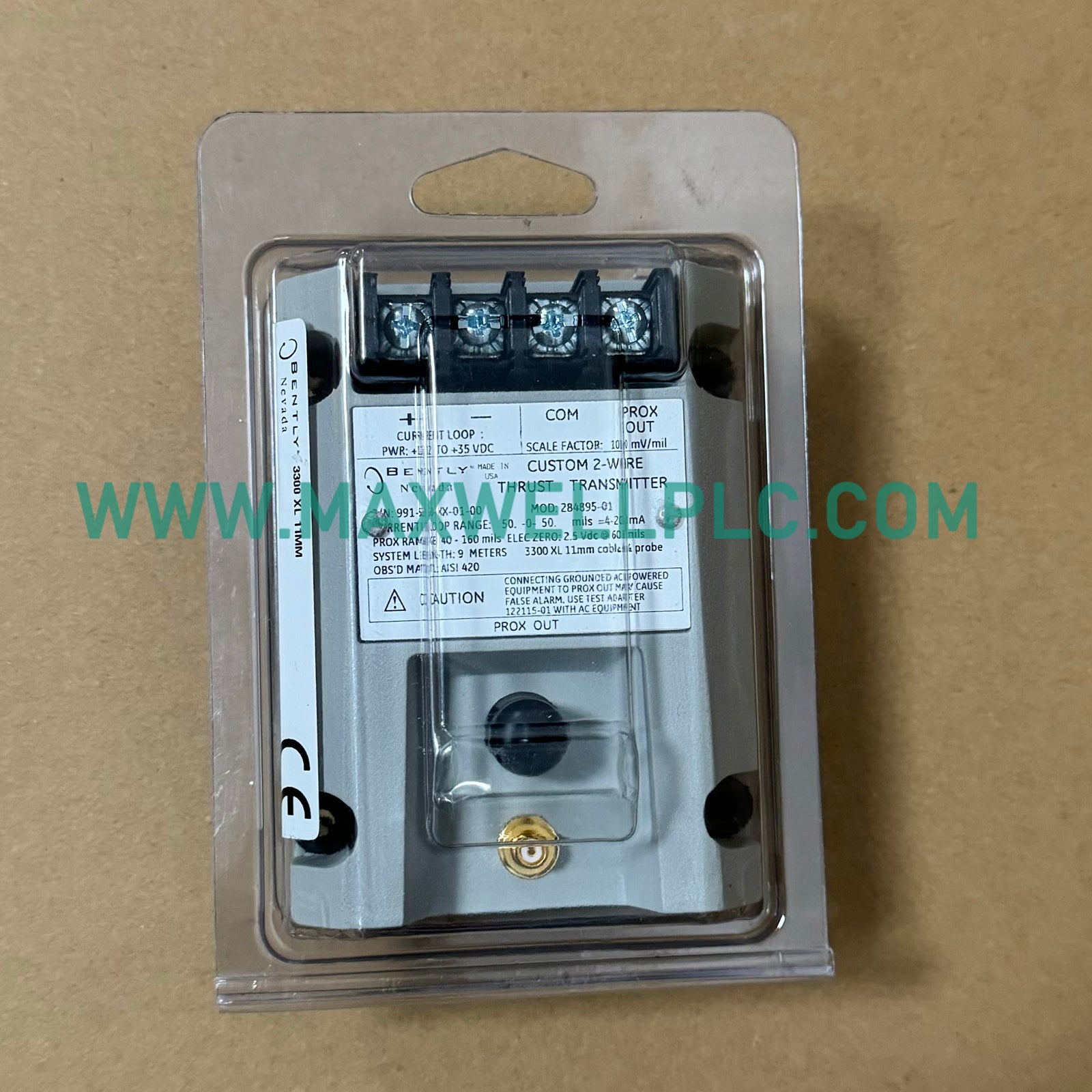 Transmisor de empuje Bently Nevada 991-01-XX-01-01 284318-01