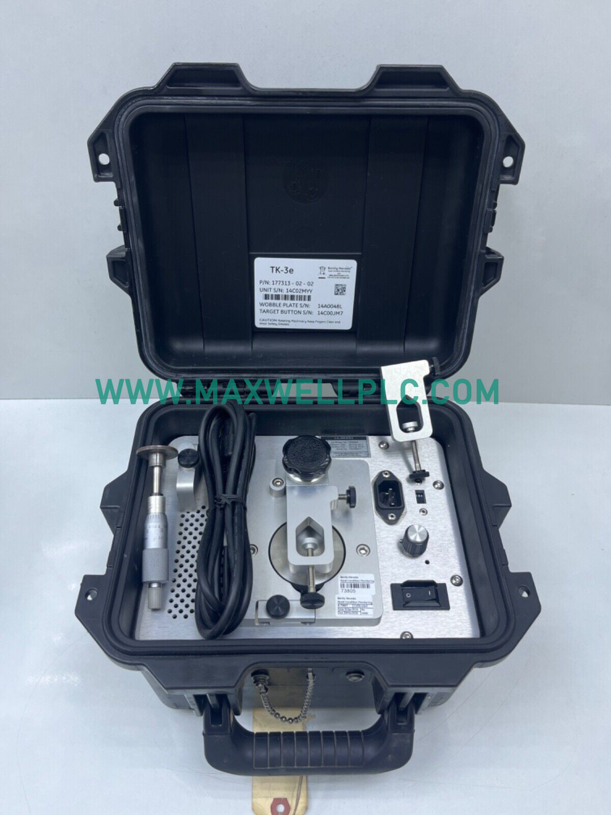 TK-3e Bently Nevada 177313-02-02 Kit de prueba del sistema de proximidad