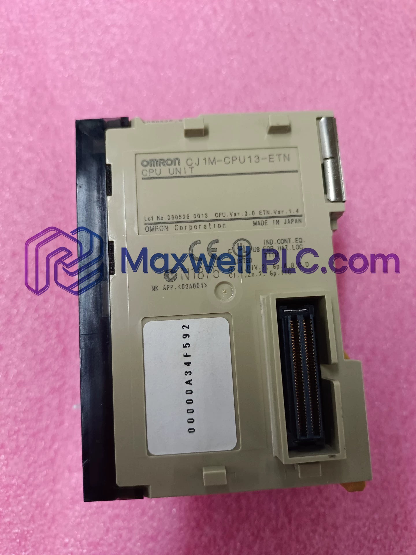 Omron CJ1M-CPU13-ETN CPU Processor Unit CJ Series