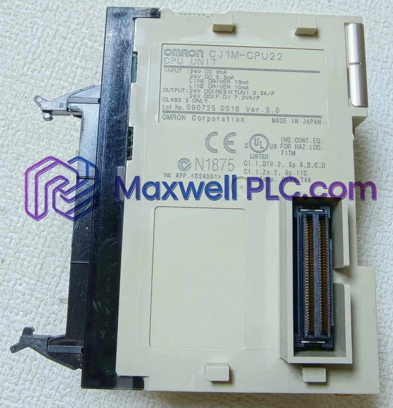 Omron CJ1M-CPU22 CPU Unit SYSMAC CJ Series