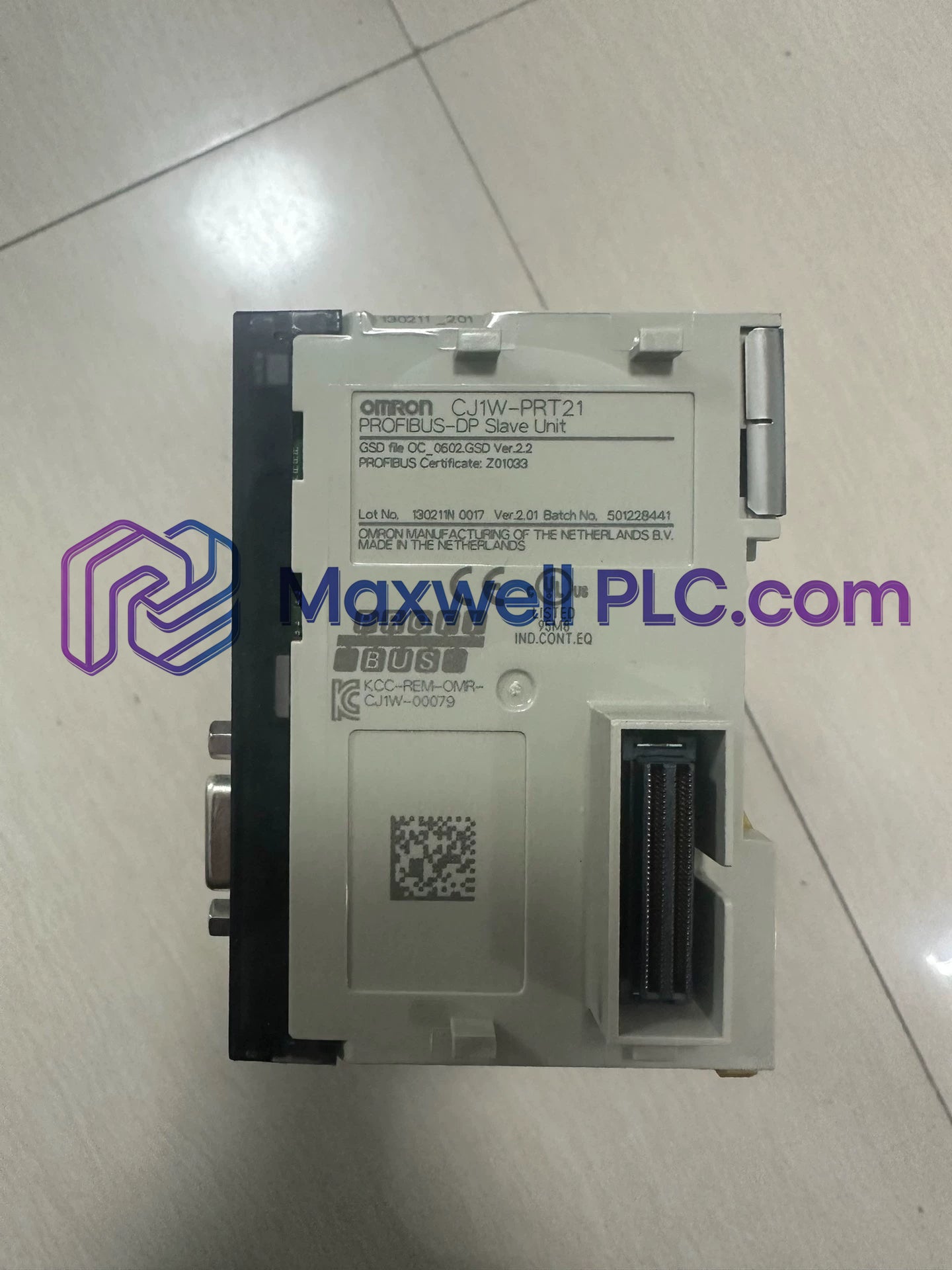 Omron CJ1W-PRT21 PROFIBUS-DP I/O Link Unit SYSMAC CJ1 Series