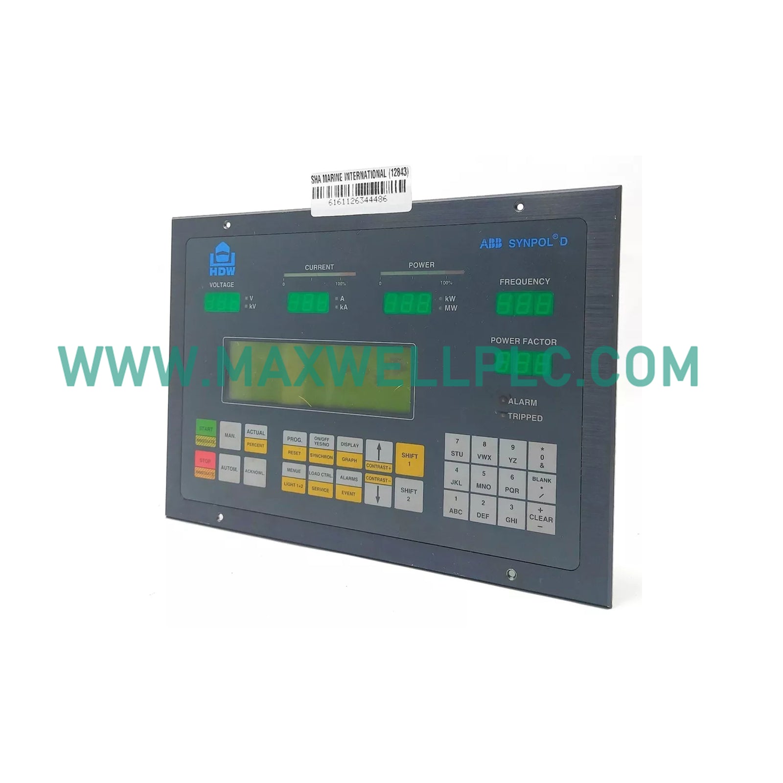 ABB CMA130 3DDE300410 Synpol D Operator Interface Display Front Panel HMI