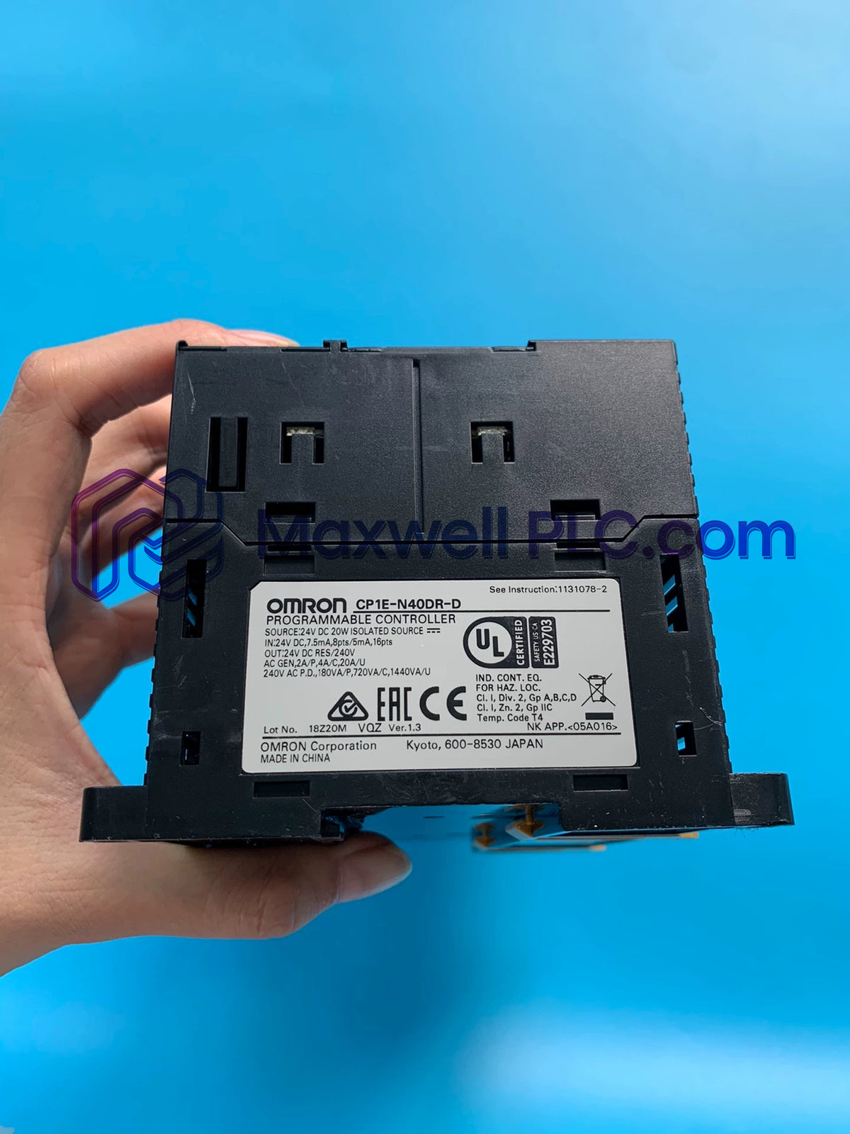 CP1E-N40DR-D وحدة وحدة المعالجة المركزية Omron CP1E Series