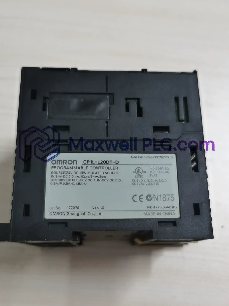 Omron CP1L-L20DT-D CP1L Series Programmable Controller