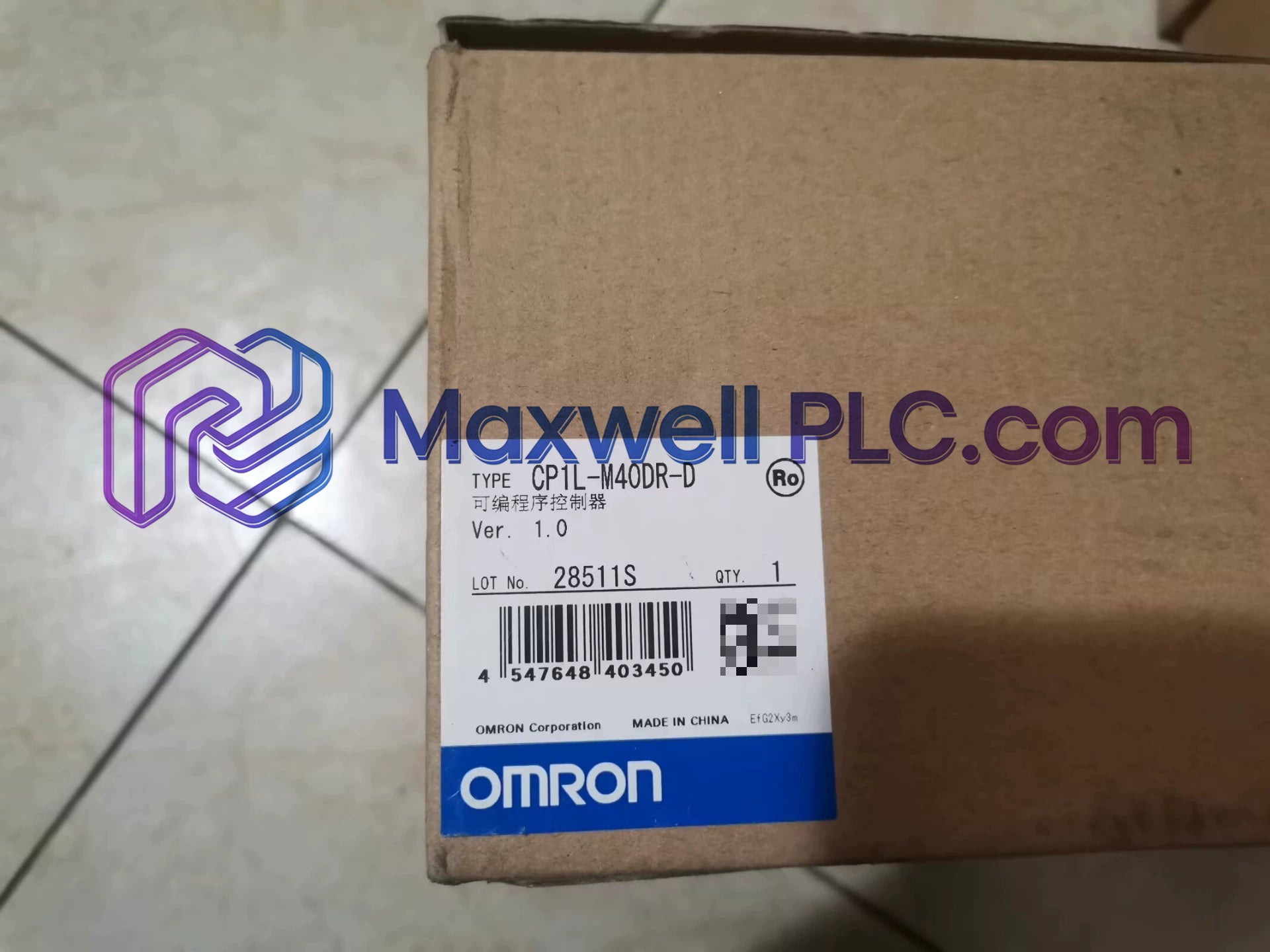 Omron CP1L-M40DR-D Programmable Controller SYSMAC CP1L Series