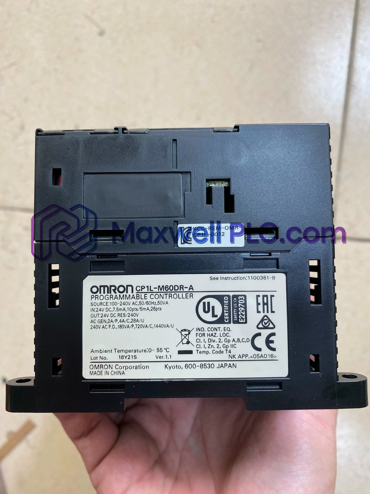 Omron CP1L-M60DR-A CP1L Series Programmable Controller