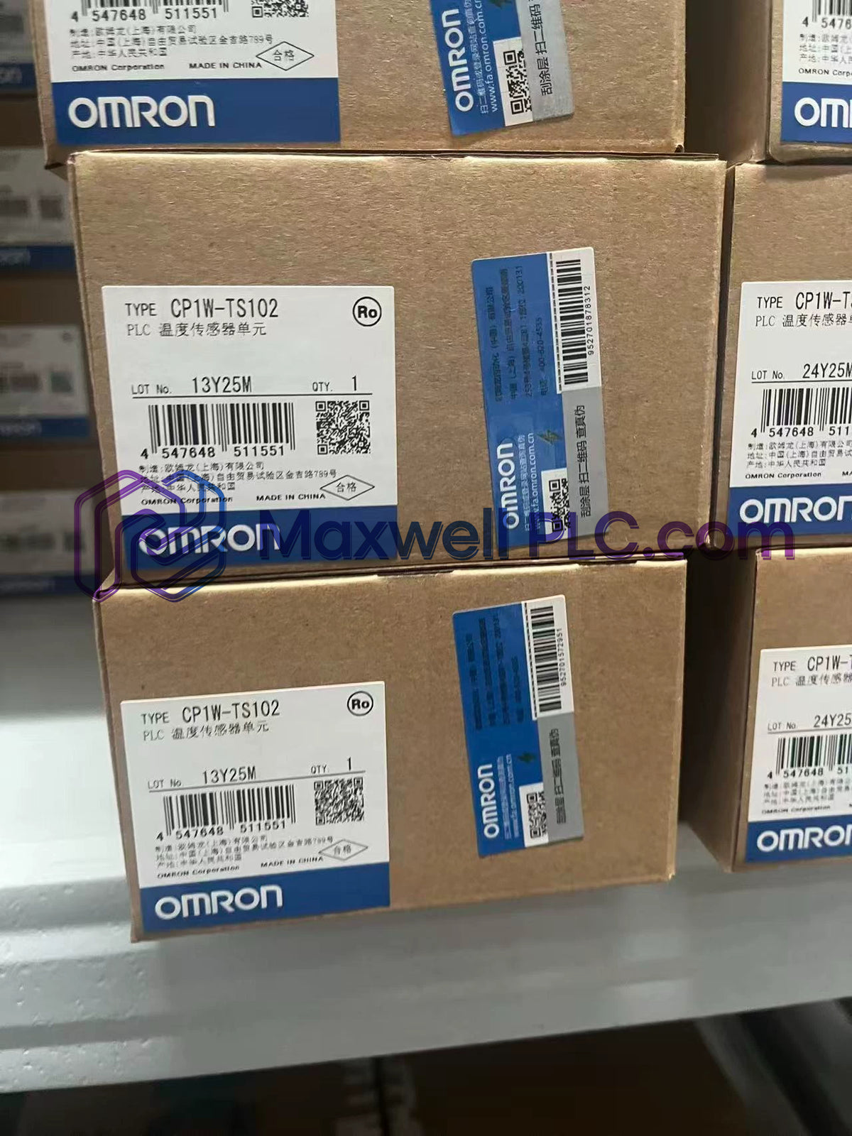Omron CP1W-TS102 Temperature Sensor Unit CP1W Series