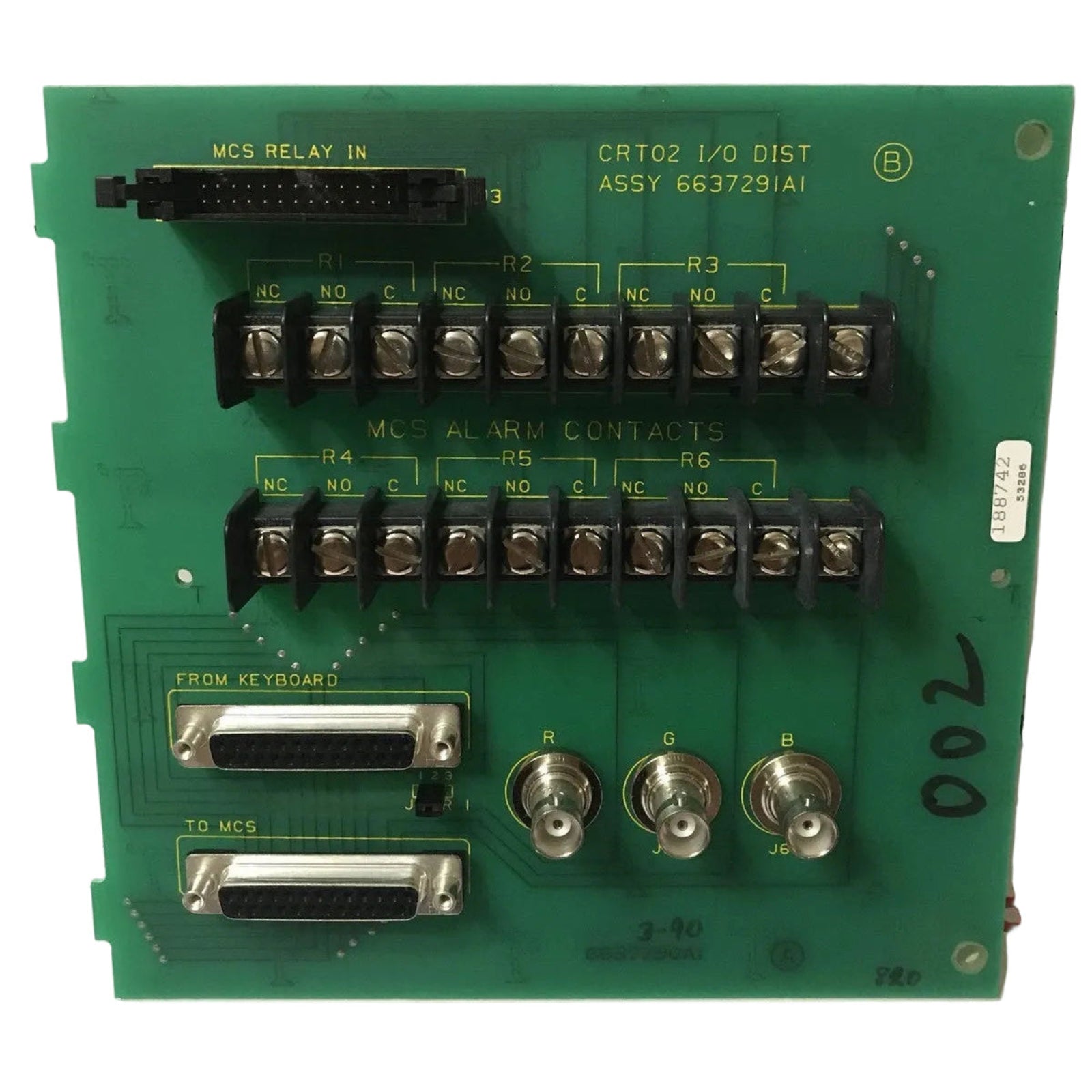 CRT02 ABB Bailey Infi 90 Series MCS Alarm Contact Module