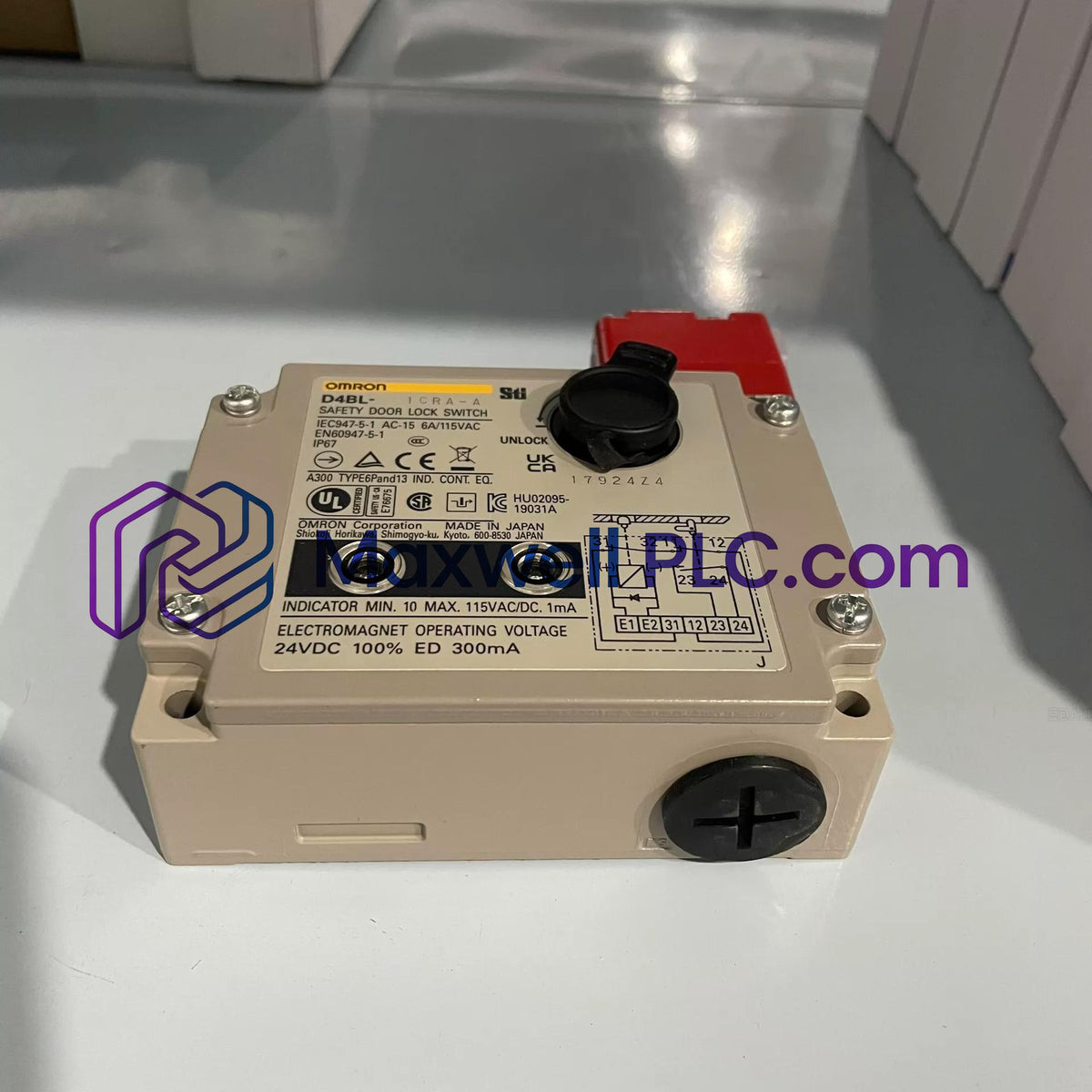 Omron D4BL-1CRA D4BL Series Guard Lock Safety-Door Switch