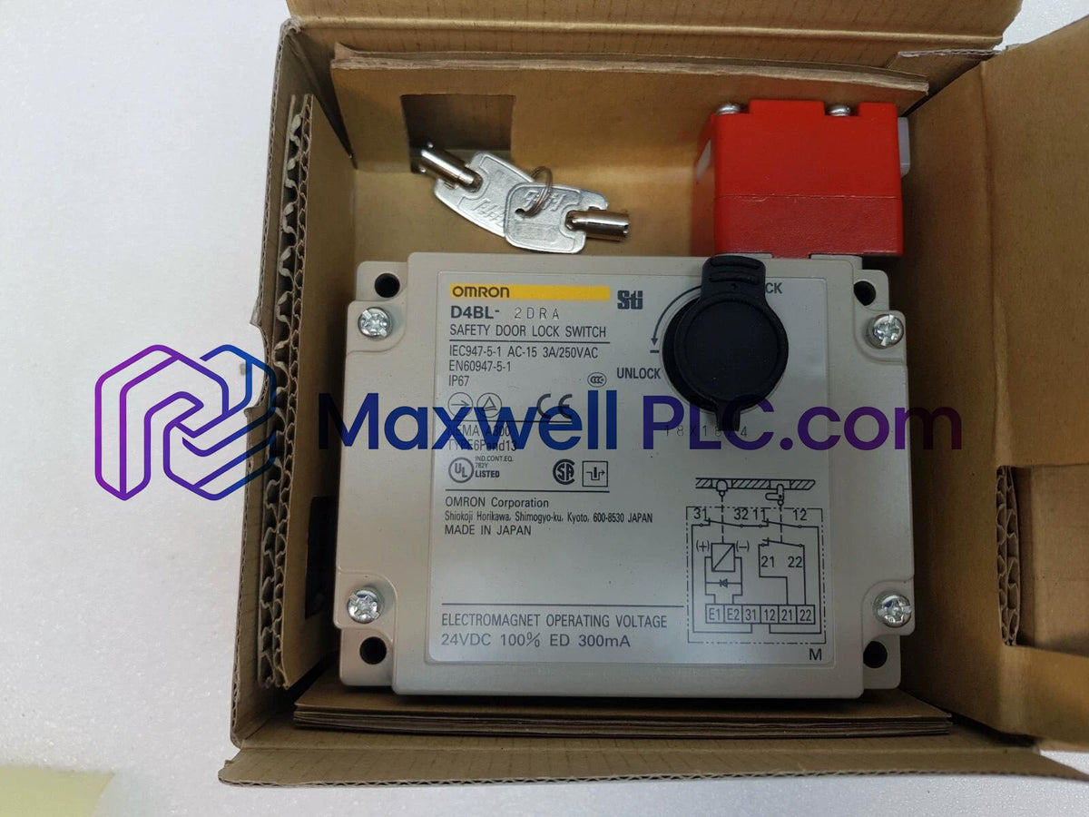 D4BL-2DRA Omron D4BL Series Guard Lock Safety-Door Switch