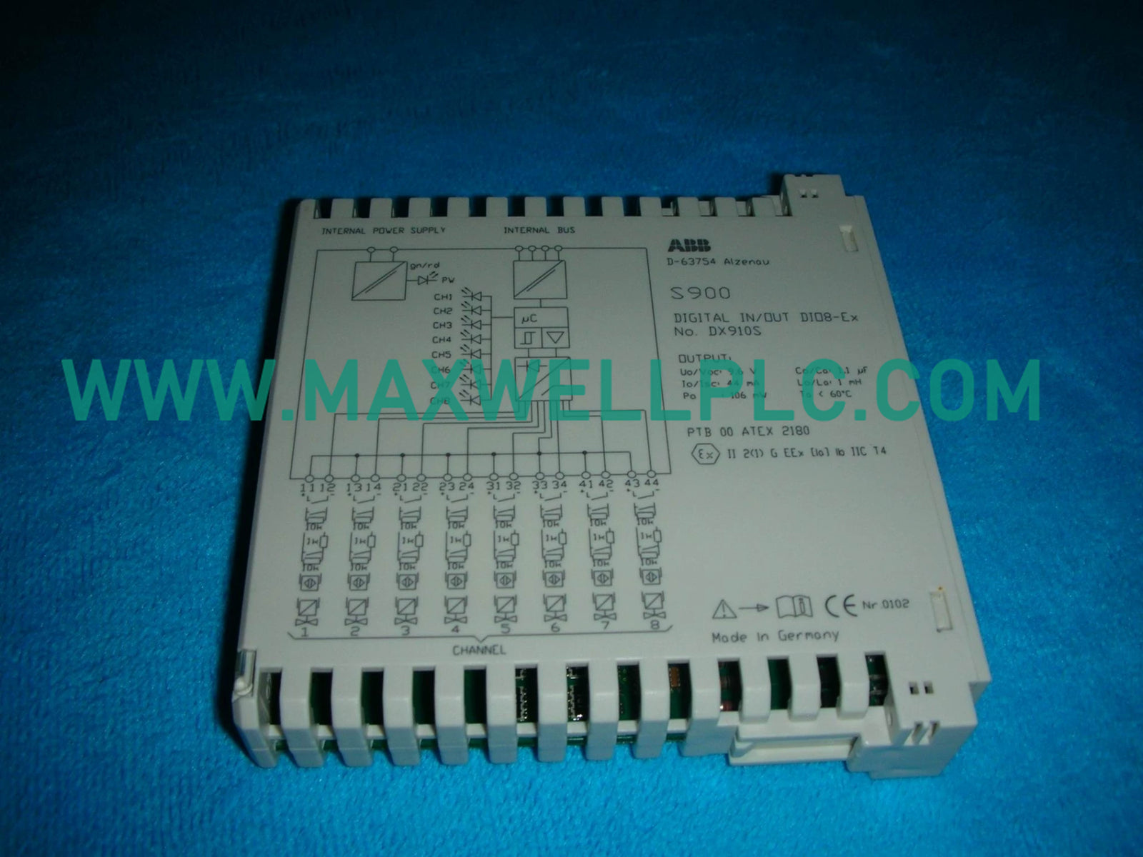 DX910S 3KDE175311L9100 ABB Advant S900 I/O Digital I/O Module