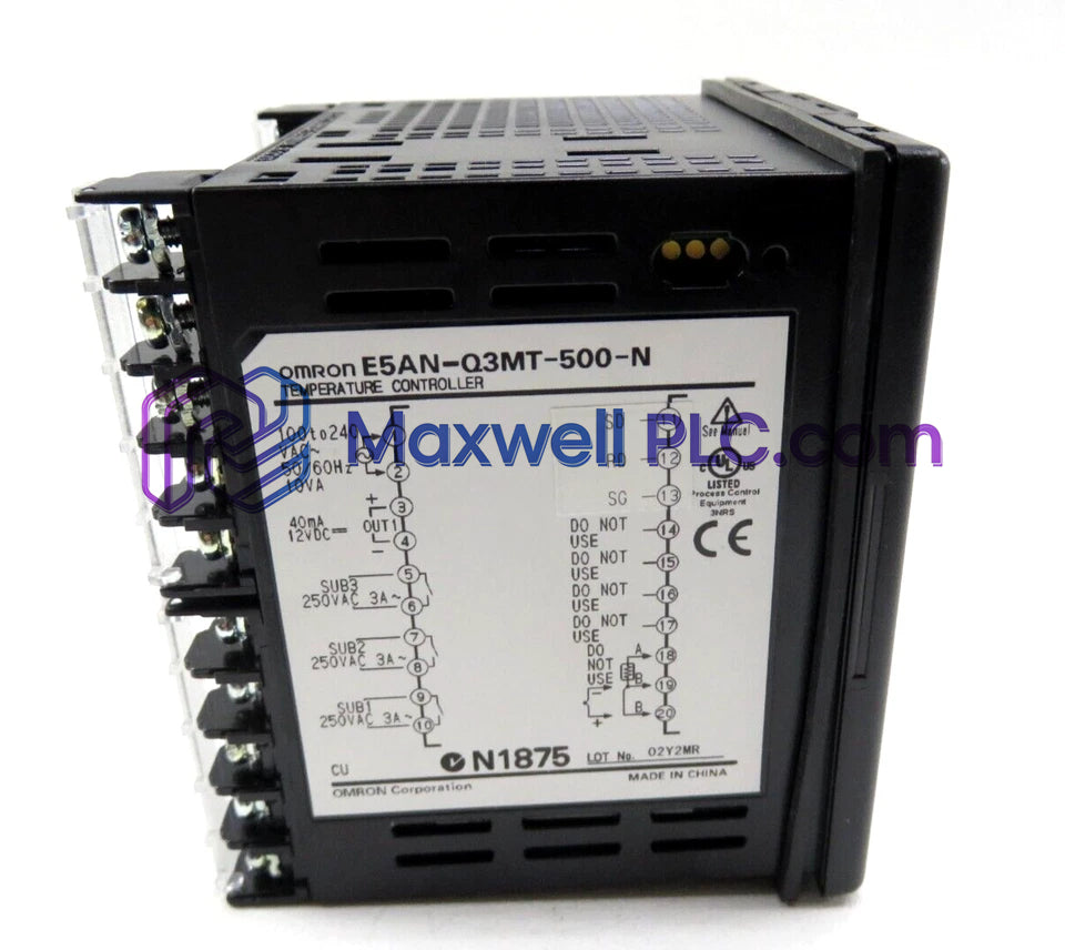 جهاز التحكم في درجة الحرارة Omron E5AN-Q3MT-500-N من طراز E5AN