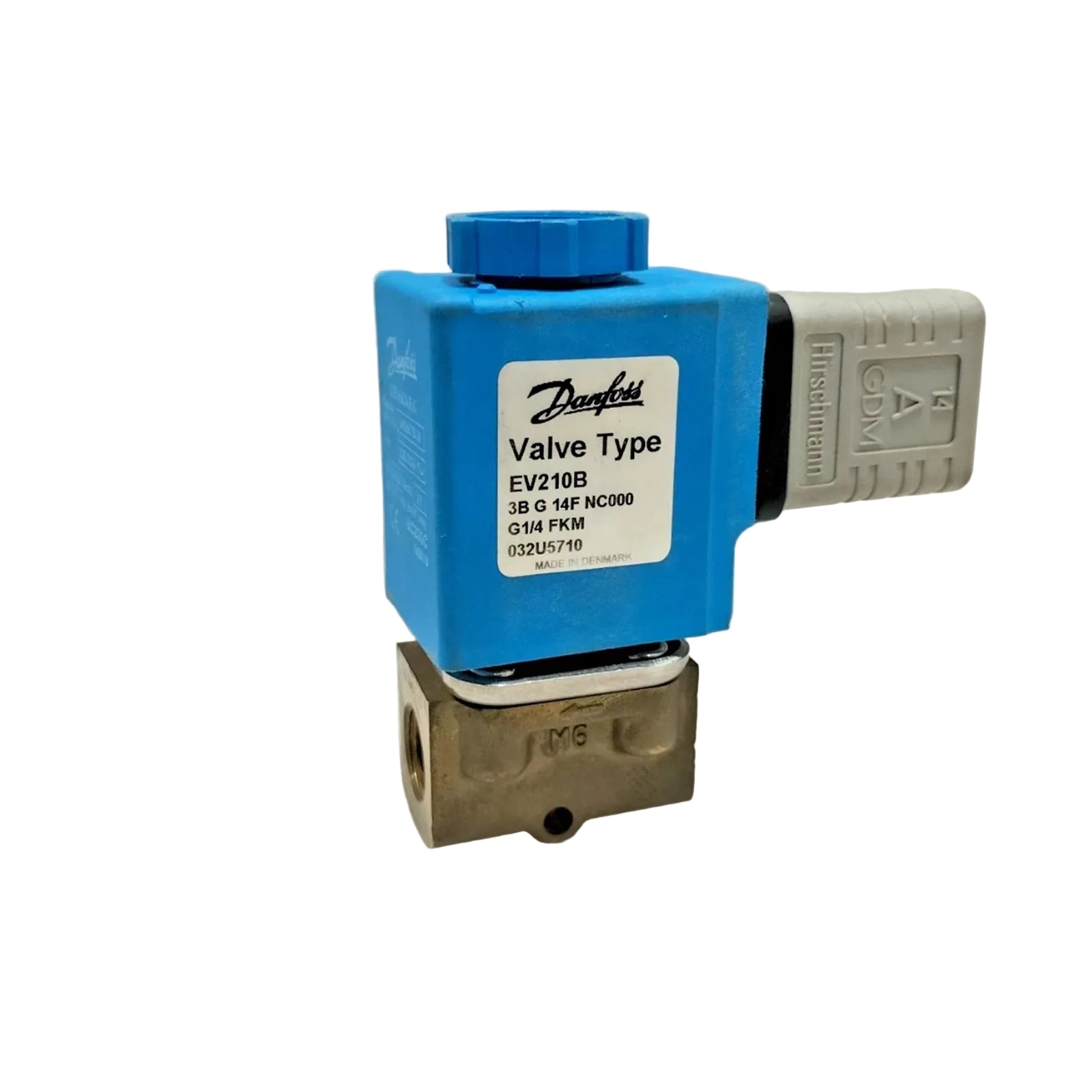 Danfoss EV210B 2/2-Way Direct-Acting Solenoid Valve Brass/Stainless Steel