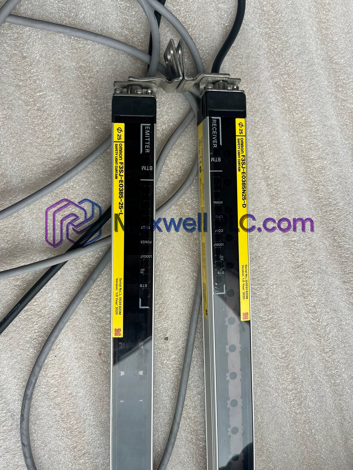 ستارة ضوئية للسلامة من سلسلة F3SJ موديل F3SJ-E0385N25 من شركة Omron