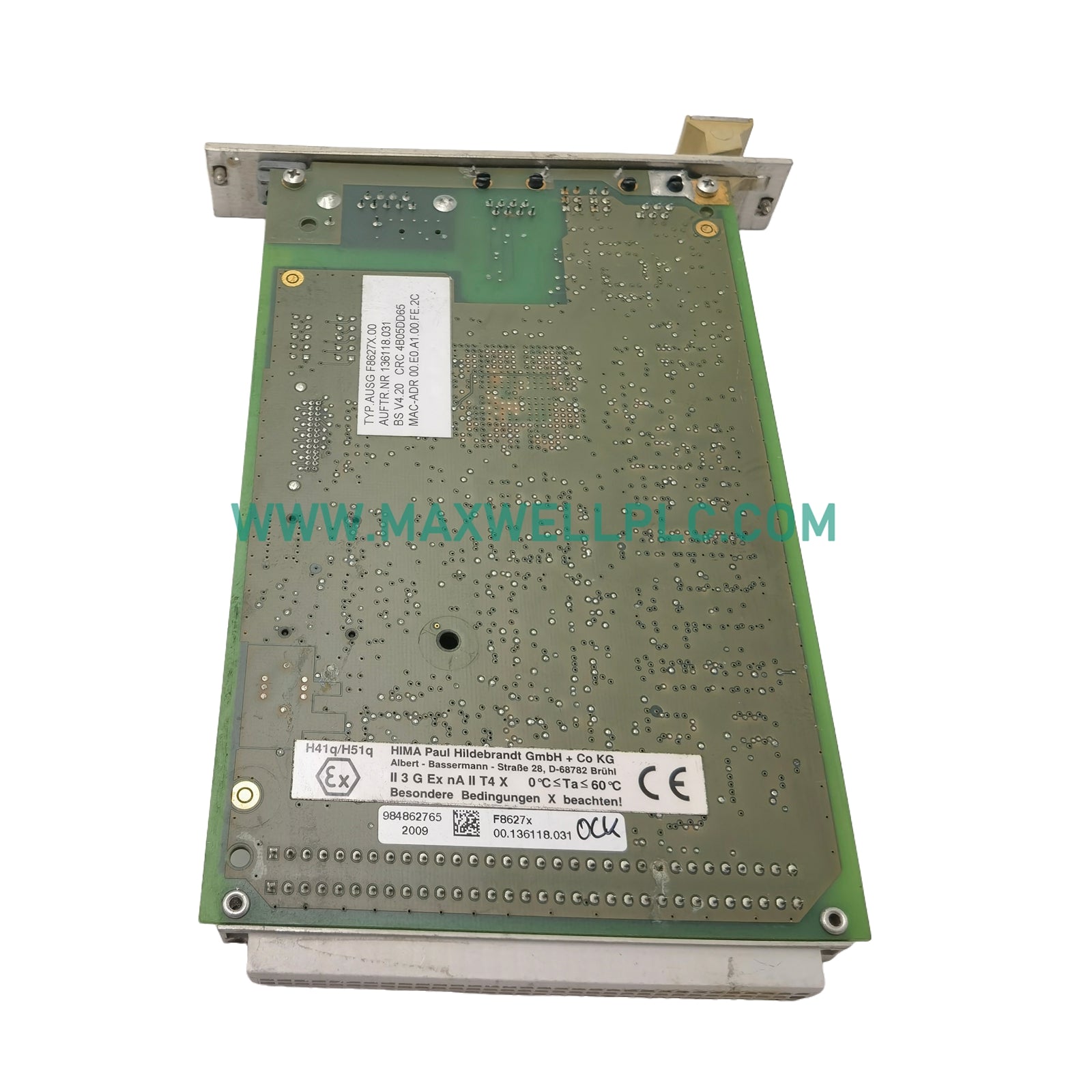 F8627X Ethernet Interface Module HIMA SIL 3 Safety Communication Board F 8627X