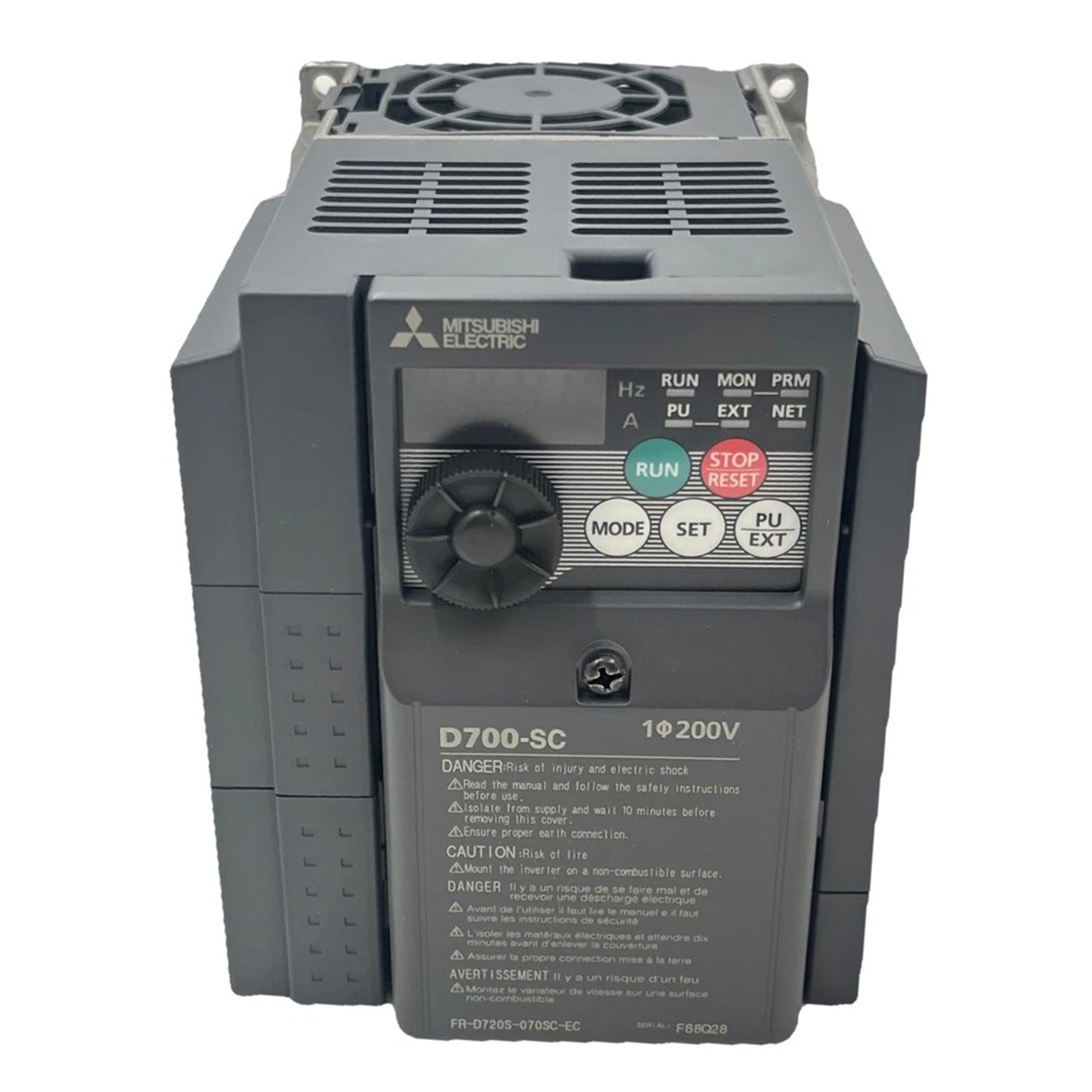 Mitsubishi Electric FR-D720S-070SC-EC D700-SC Series 1.5kW Compact Inverter