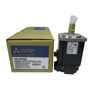 Mitsubishi HG-KR43K HG-Series Low Inertia AC Servo Motor 400W 3000RPM with Keyway