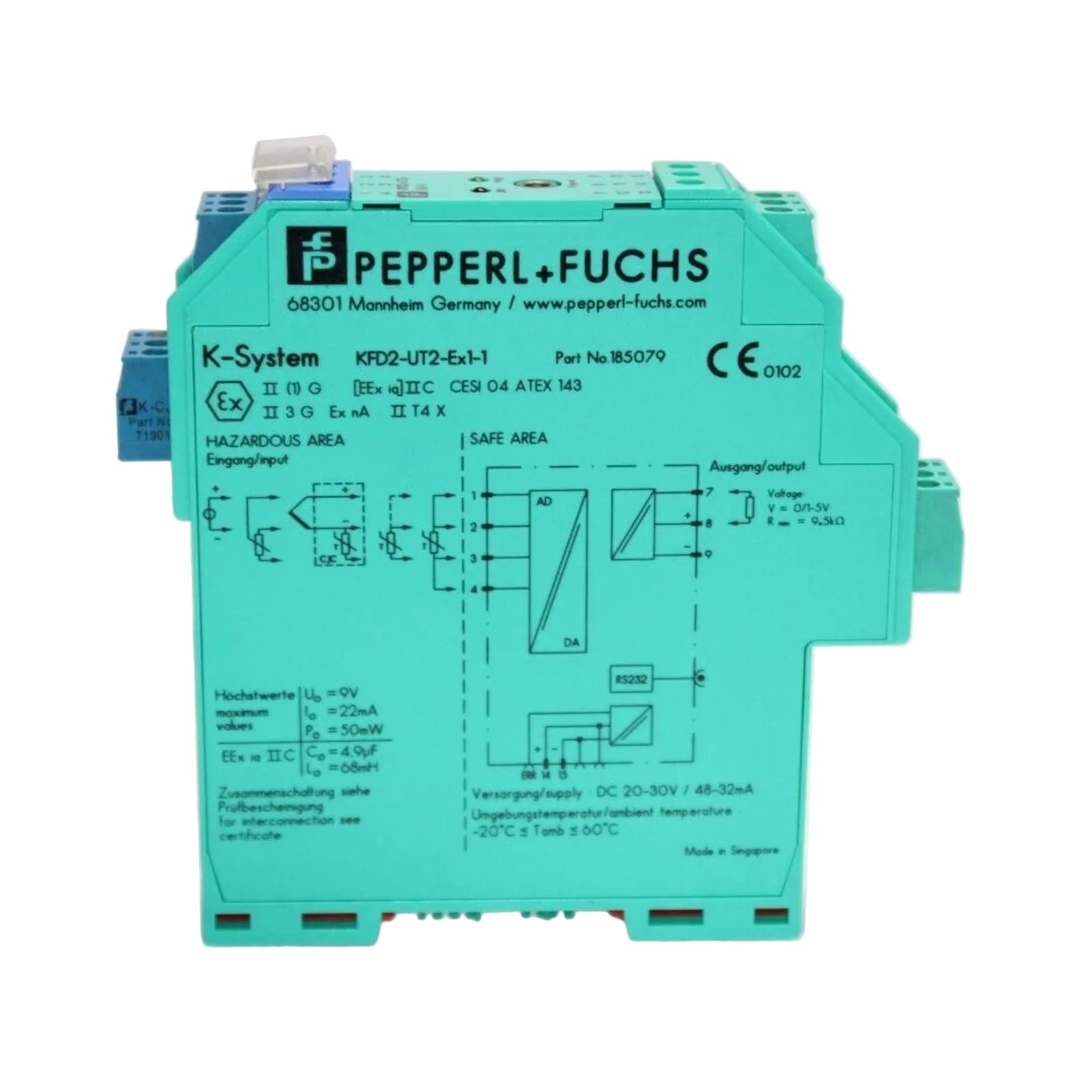 Pepperl+Fuchs KFD2-UT2-Ex1 Universal Temperature Converter Isolated Barrier