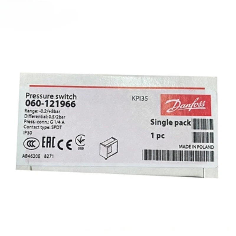 Danfoss KPI 35 Pressure Switch 060-121766 for Pump and Compressor Control