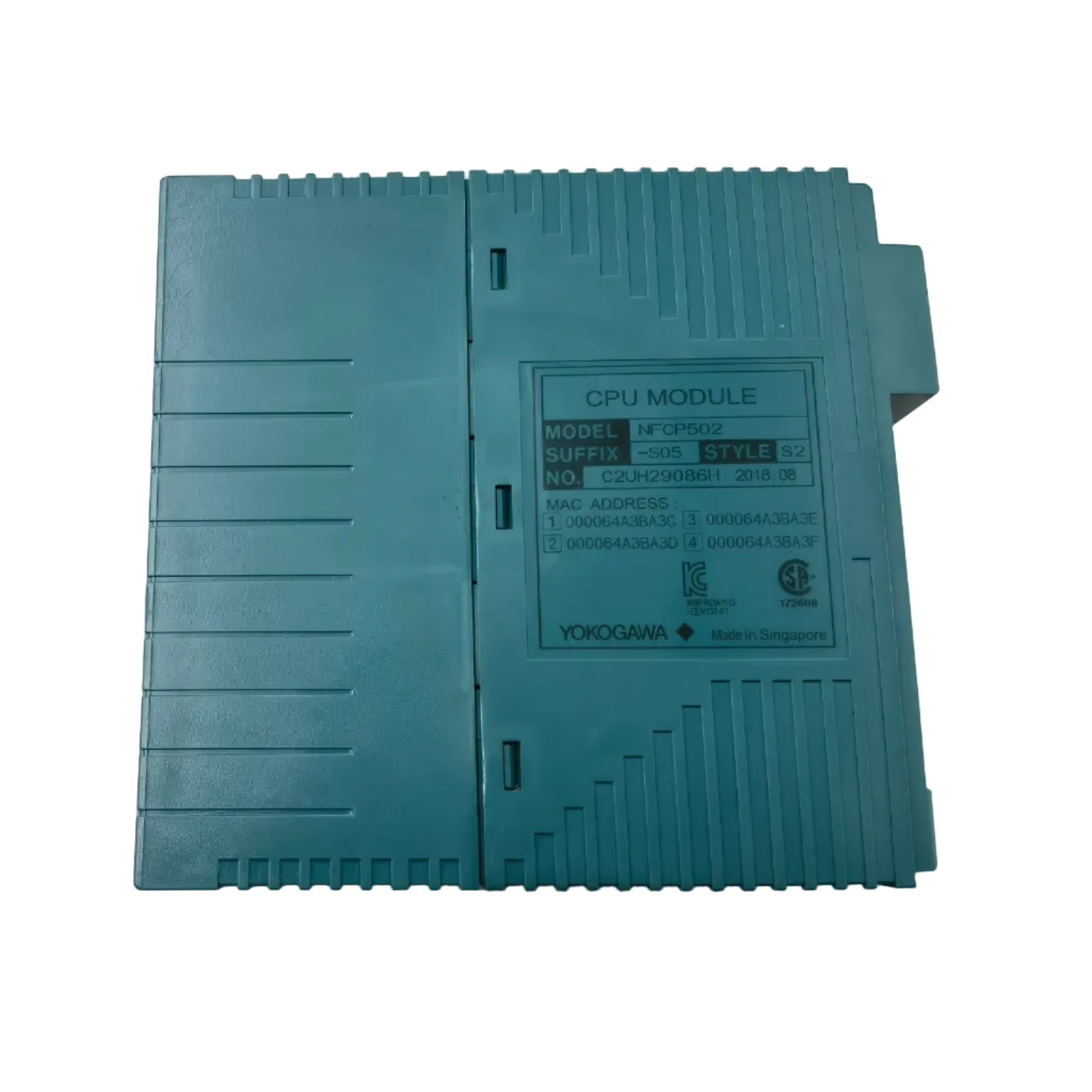 Yokogawa NFCP502-S05 STARDOM FCN CPU Module with 4 Ethernet Ports